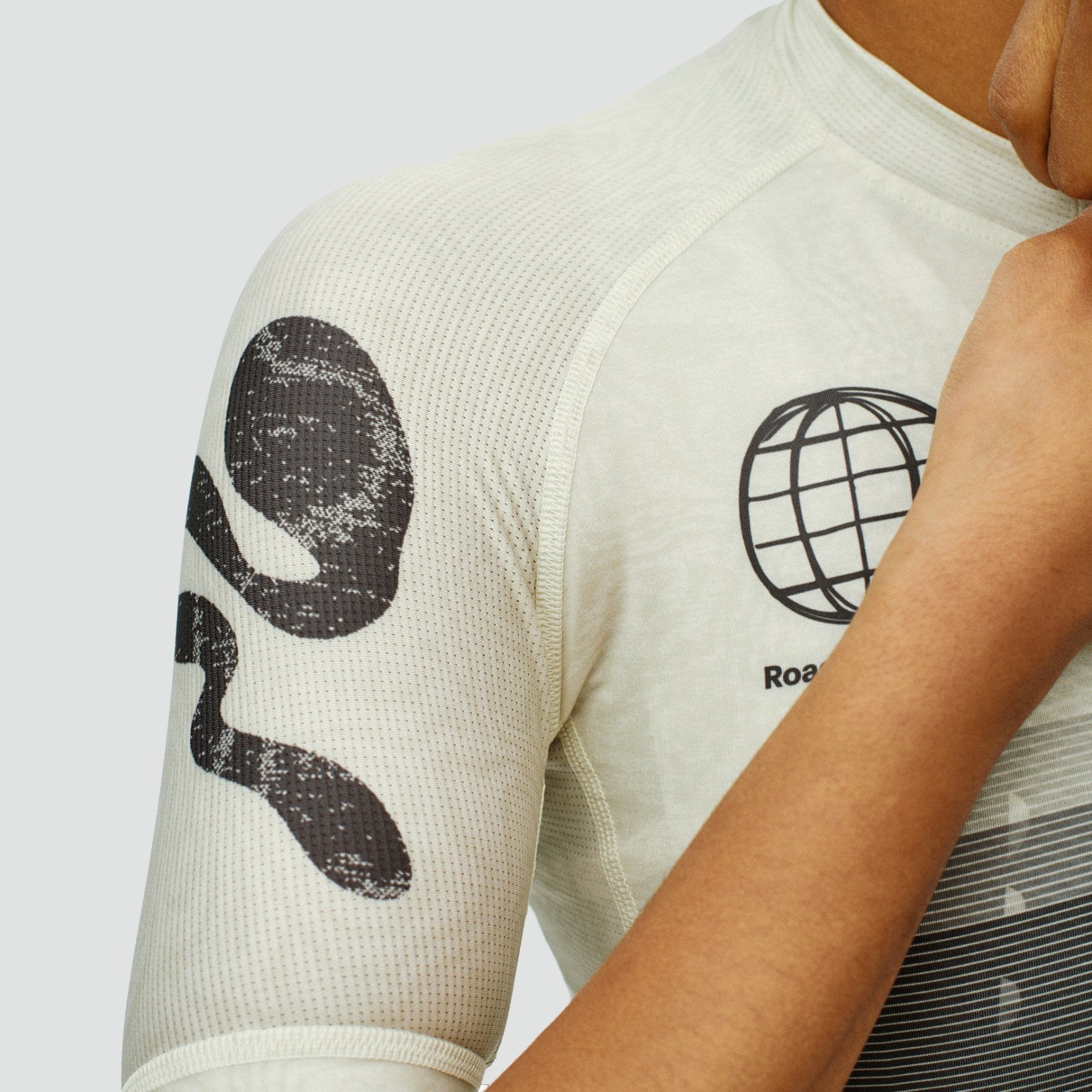 Women's Mechanism Logo Jersey - AOP RTN Off White