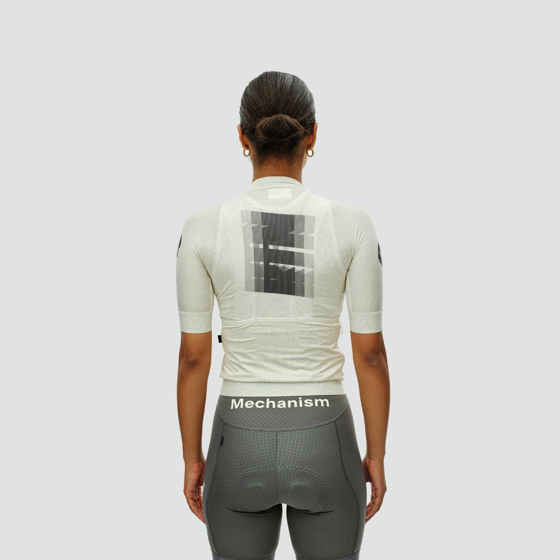 Women's Mechanism Logo Jersey - AOP RTN Off White