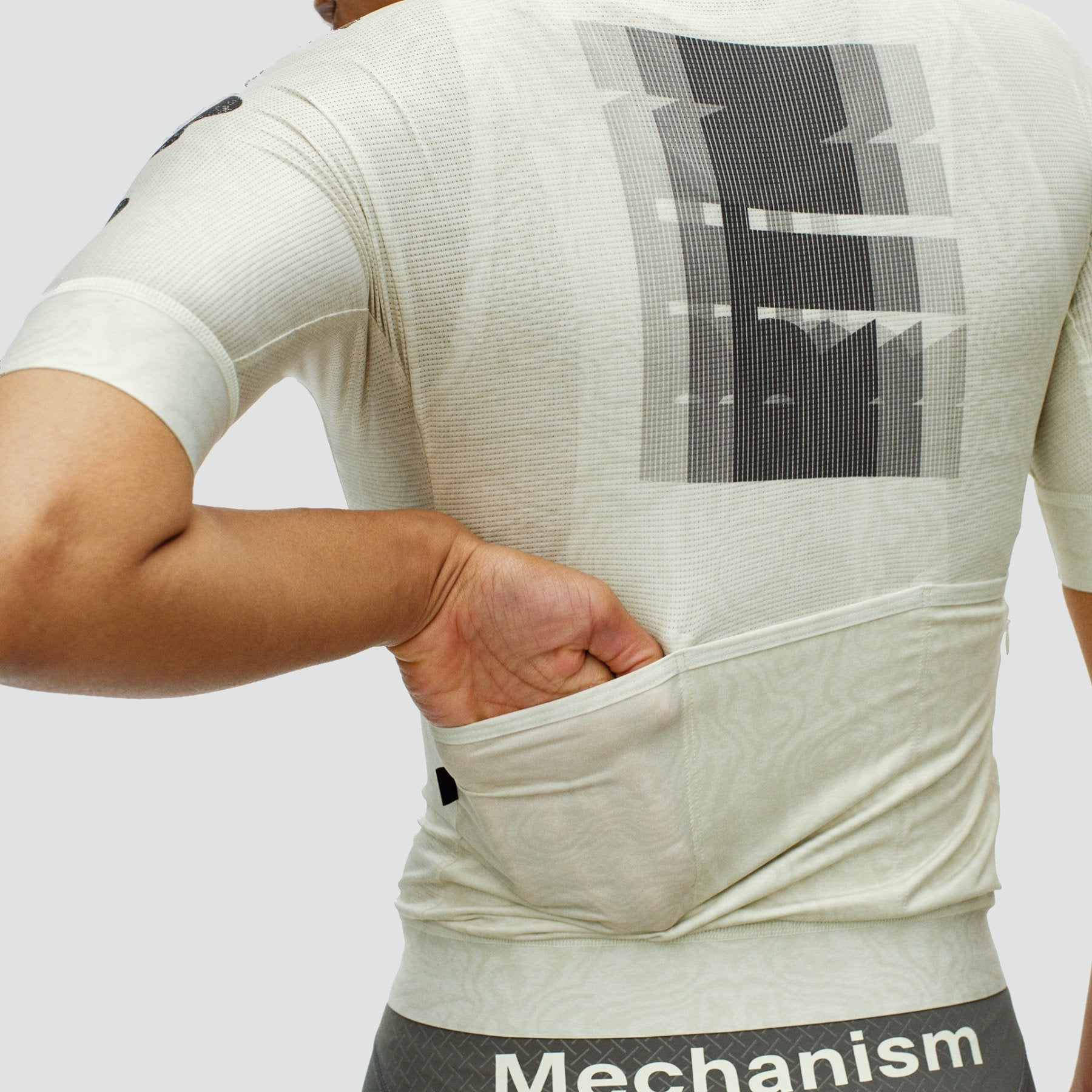 Women's Mechanism Logo Jersey - AOP RTN Off White