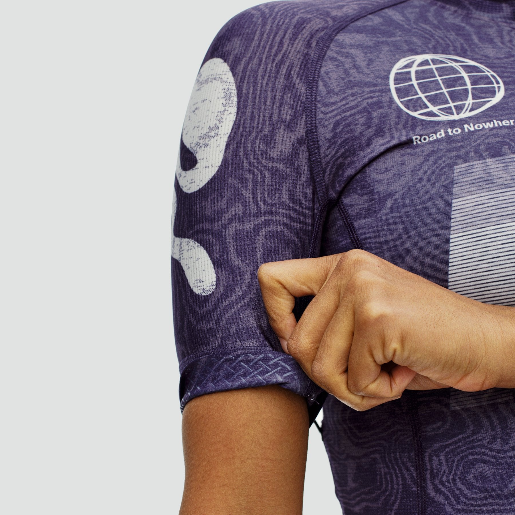 Women's Mechanism Logo Jersey - AOP RTN Dark Purple