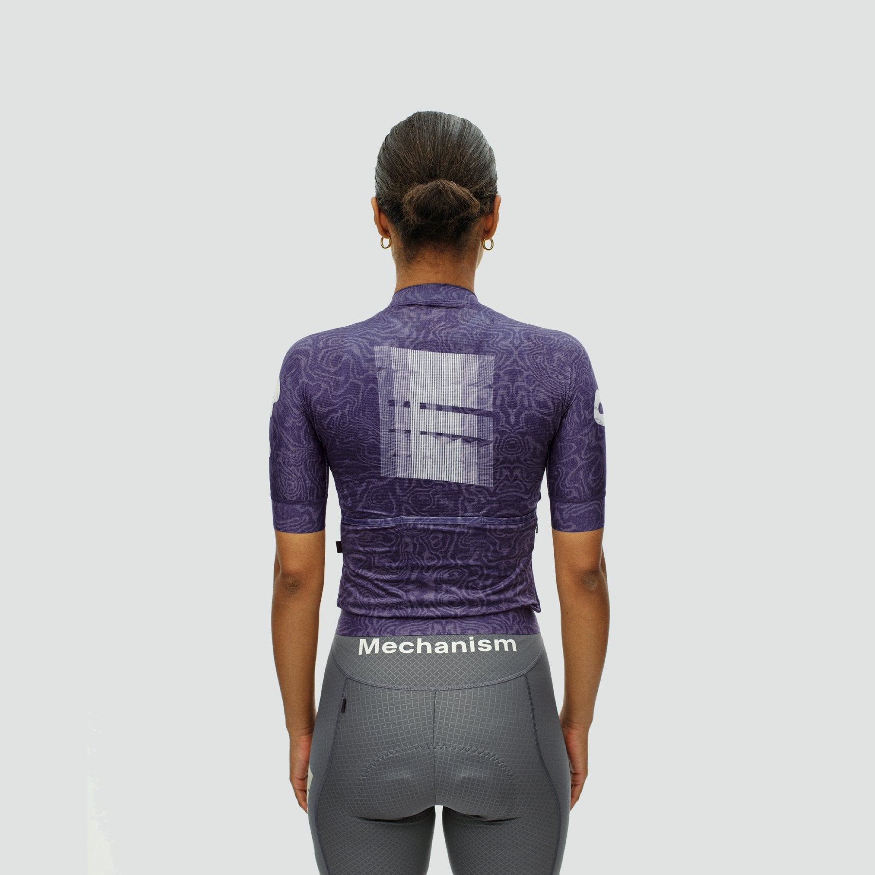 Women's Mechanism Logo Jersey - AOP RTN Dark Purple