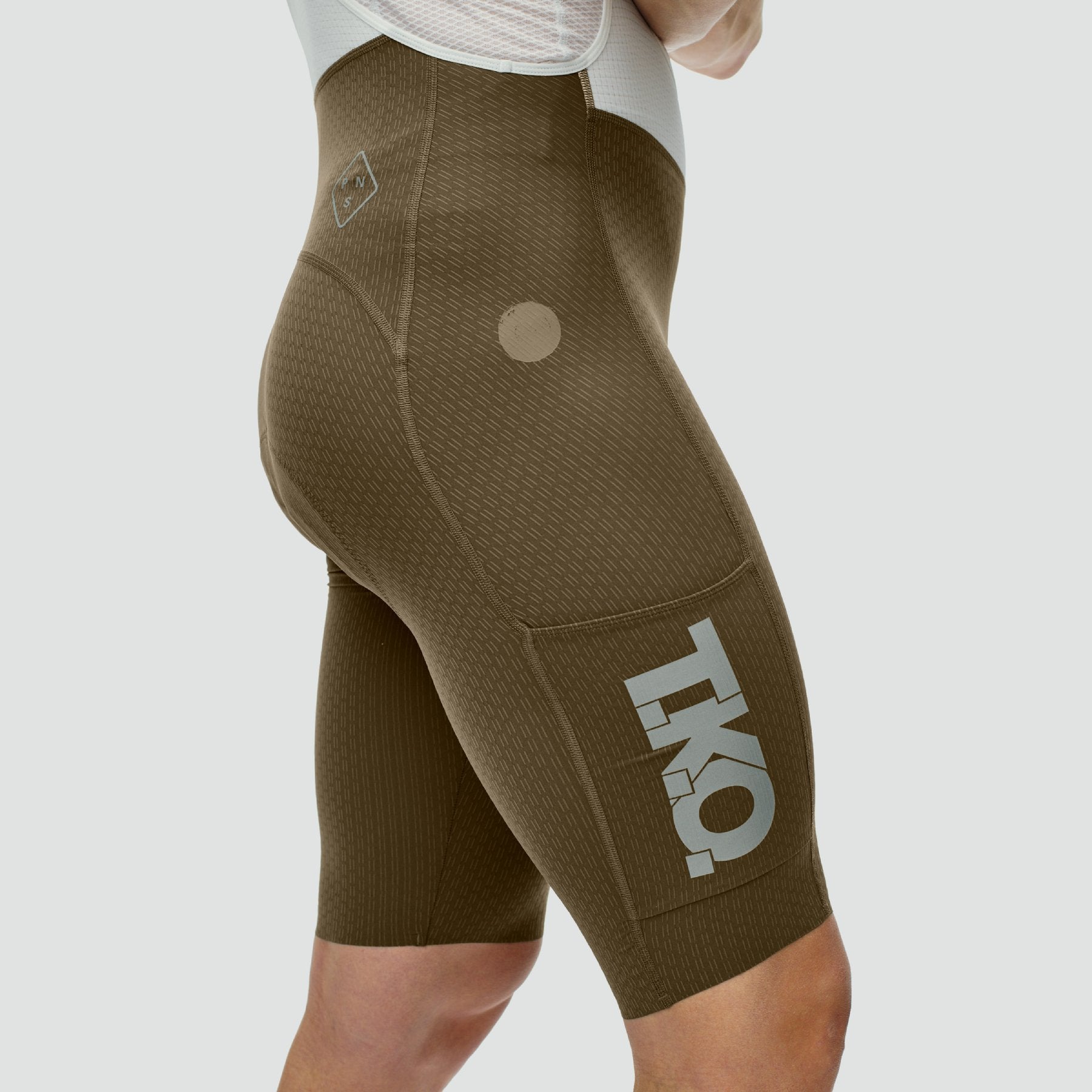 T.K.O. Essential Light Cargo Bibs - Dark Stone