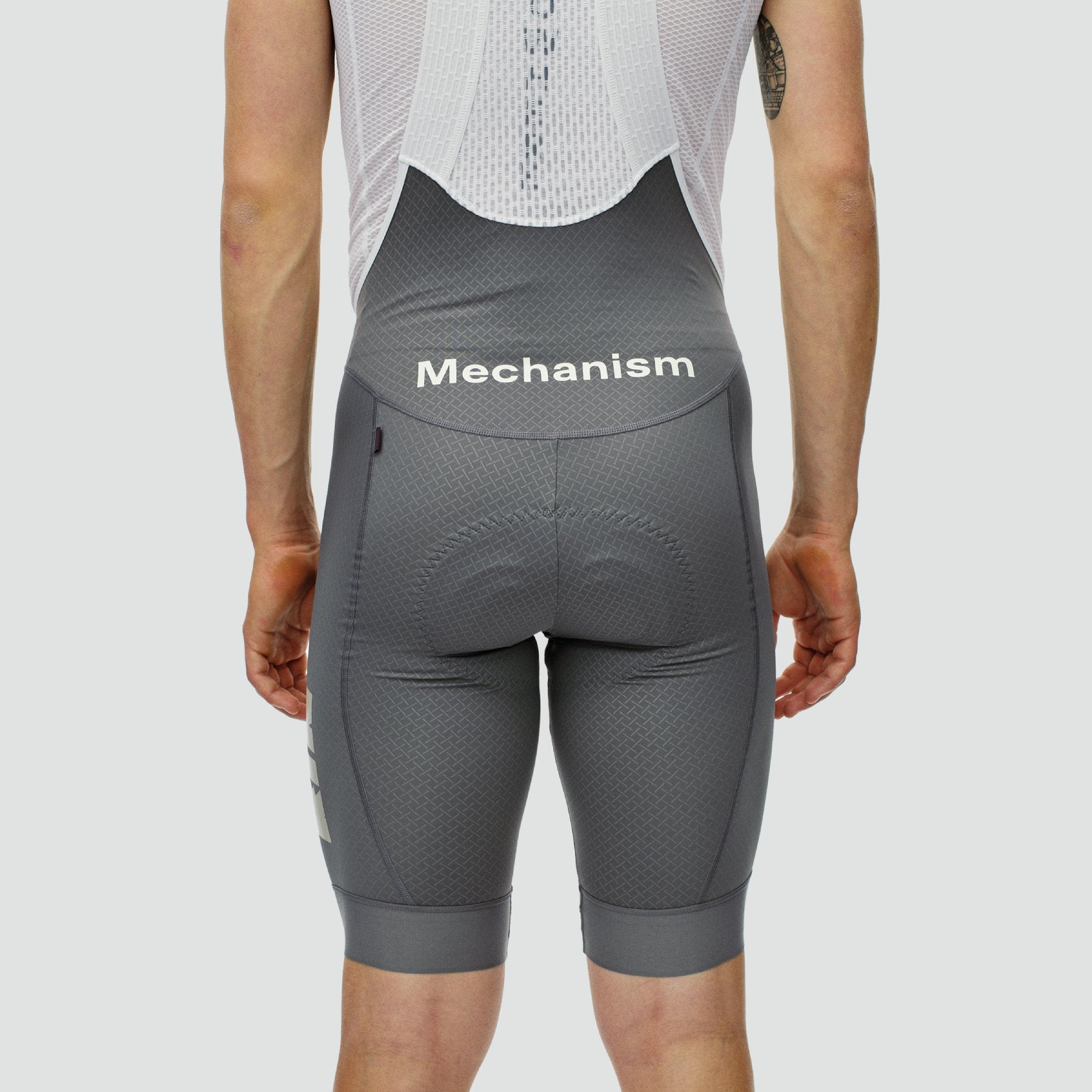 Mechanism Logo Bibs - Medium Grey