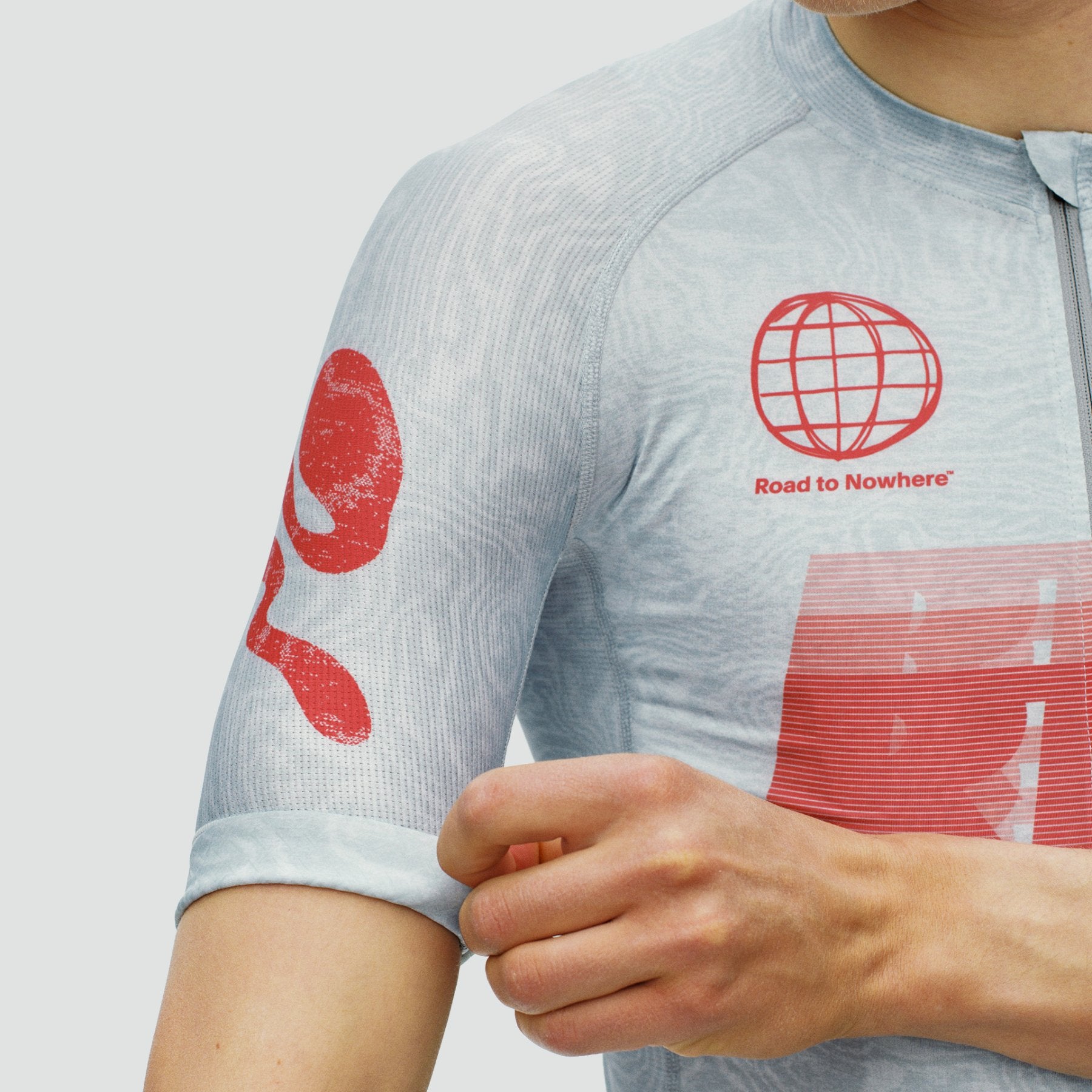 Mechanism Logo Jersey - AOP RTN Light Aqua