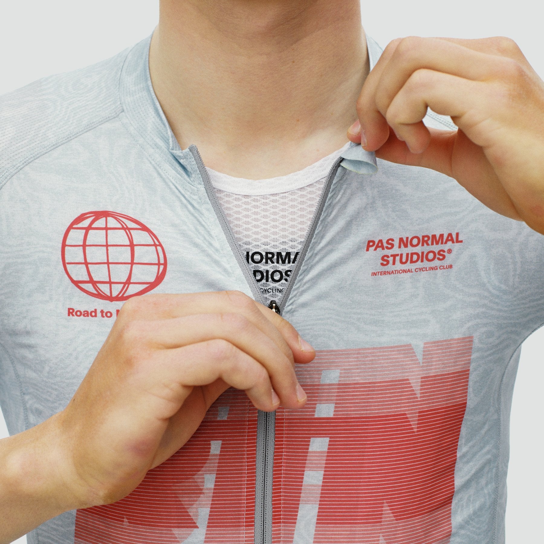 Mechanism Logo Jersey - AOP RTN Light Aqua