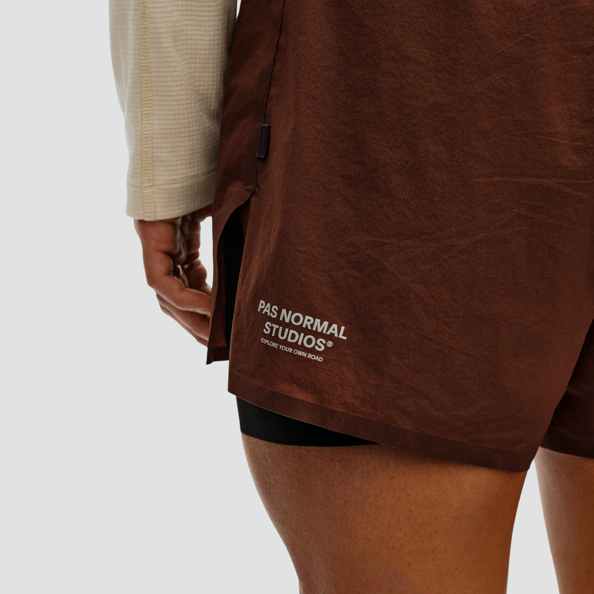 Balance 2-in-1 Shorts - Maroon Brown