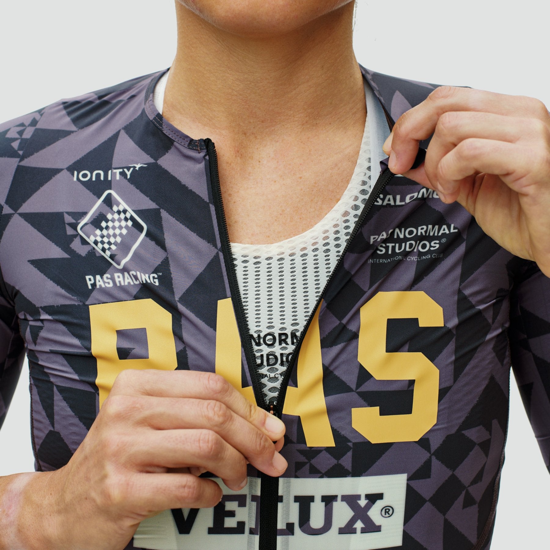 Women's PAS Racing Mechanism Pro Jersey - AOP Origami Grey