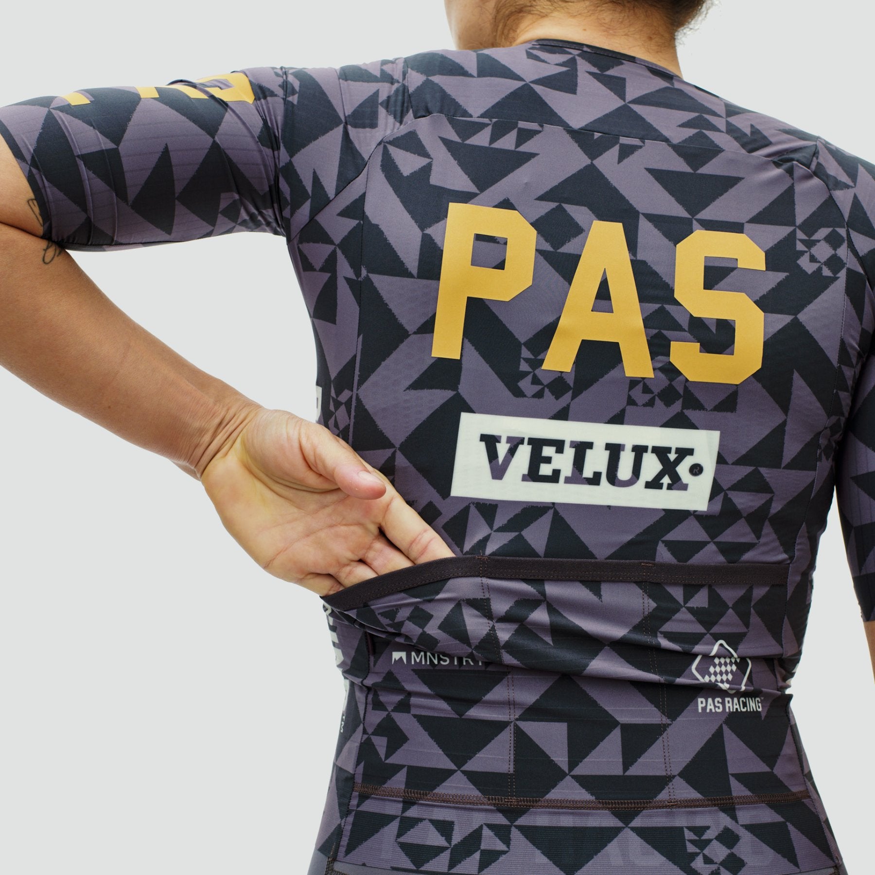 Women's PAS Racing Mechanism Pro Jersey - AOP Origami Grey