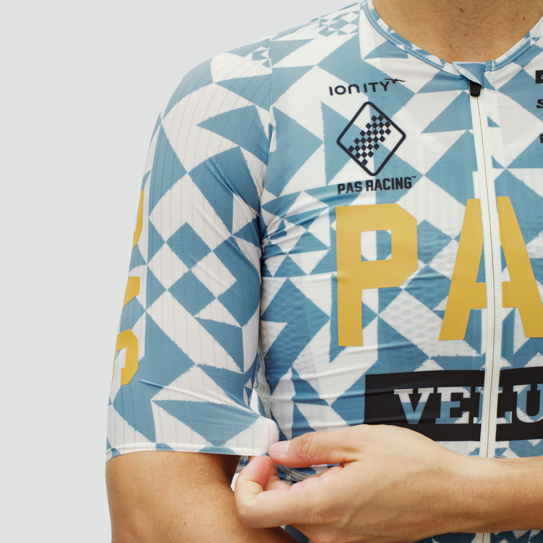 Women's PAS Racing Mechanism Pro Jersey - AOP Origami Light Blue