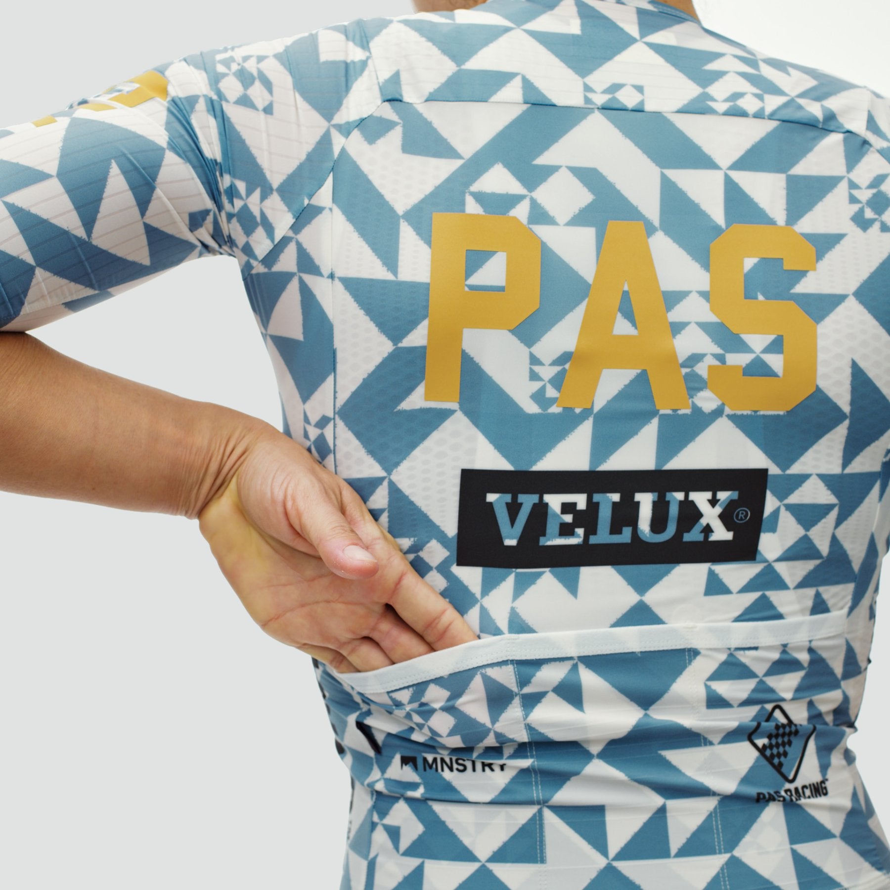 Women's PAS Racing Mechanism Pro Jersey - AOP Origami Light Blue