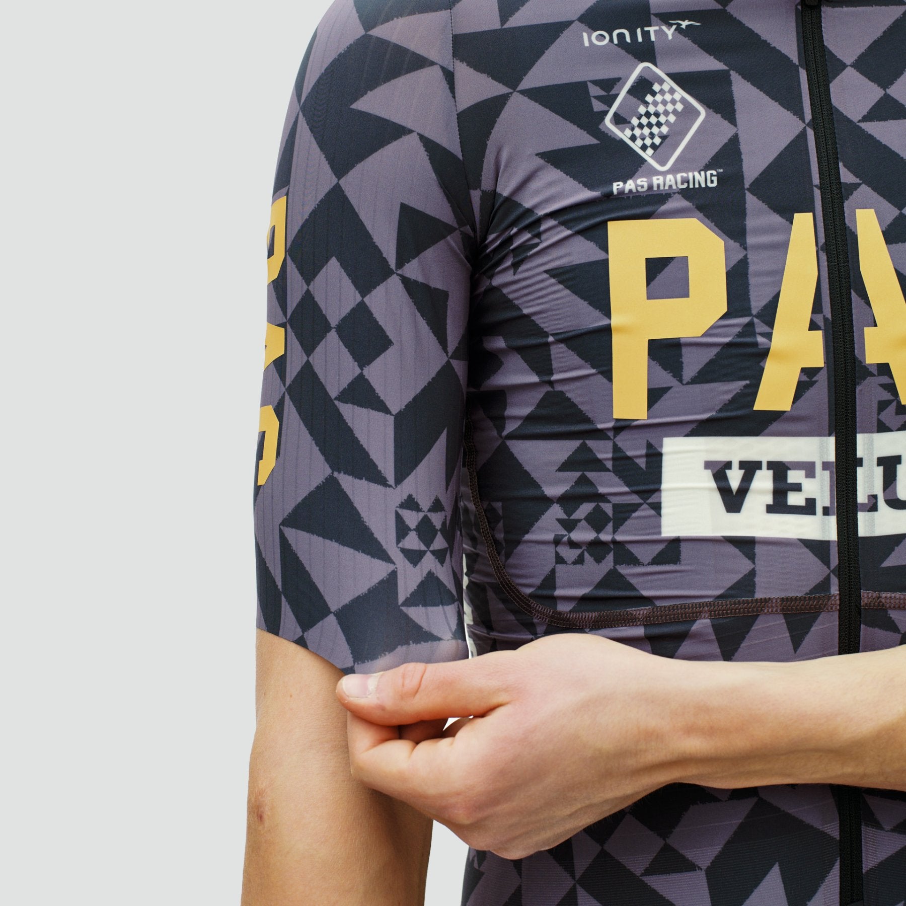PAS Racing Mechanism Pro Jersey - AOP Origami Grey