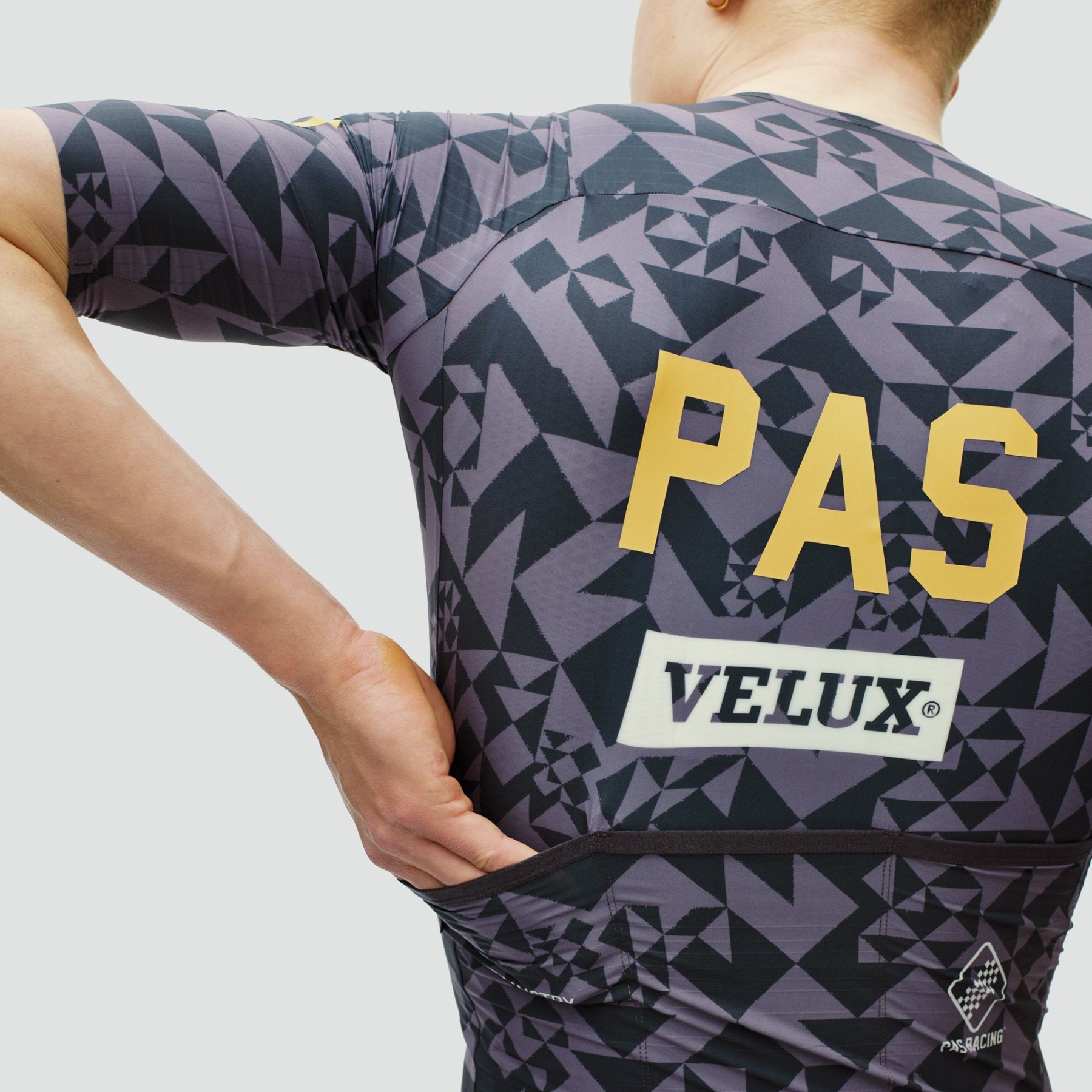 PAS Racing Mechanism Pro Jersey - AOP Origami Grey