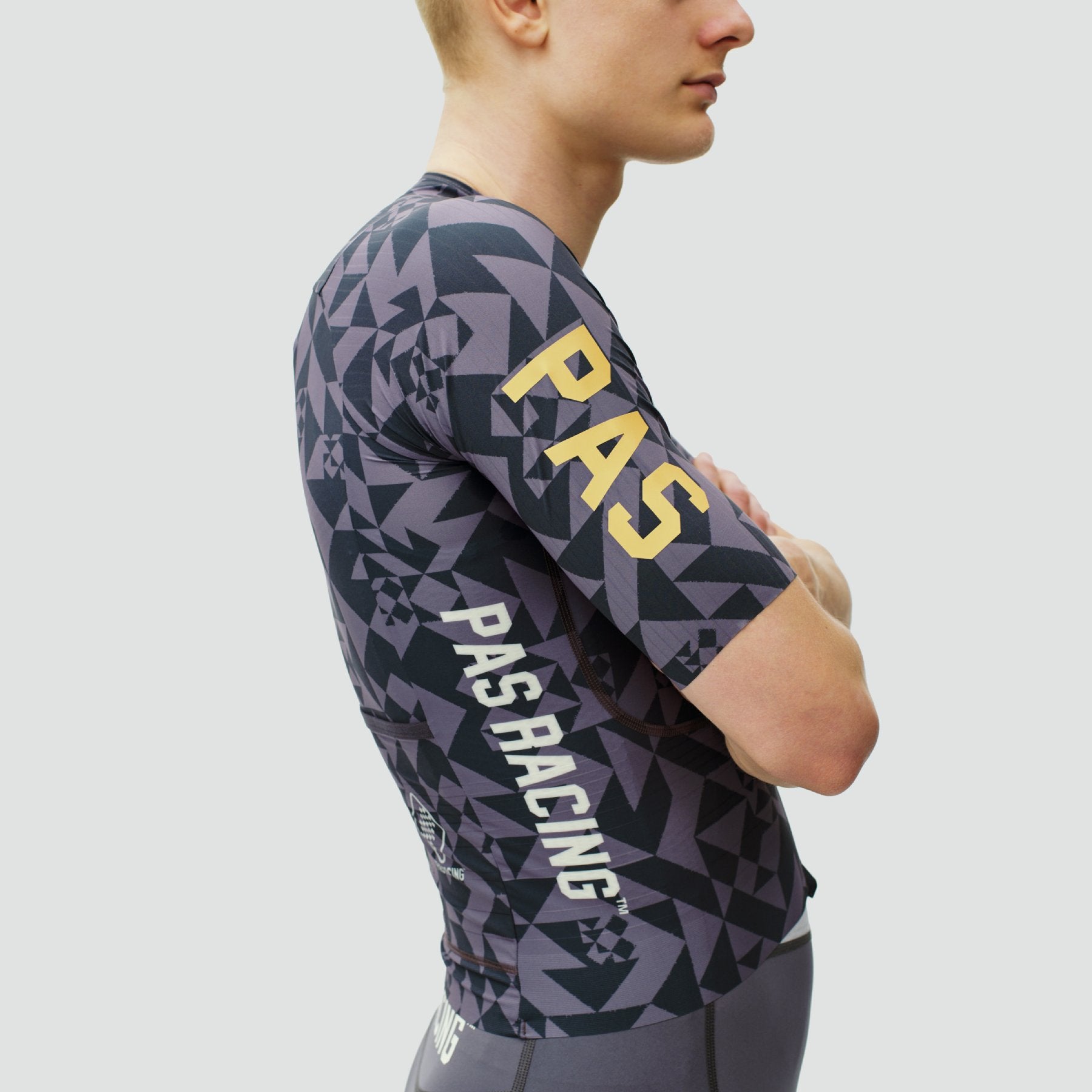 PAS Racing Mechanism Pro Jersey - AOP Origami Grey