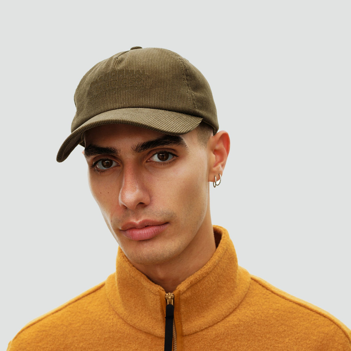 Off-Race Tech Corduroy Cap - Deep Olive