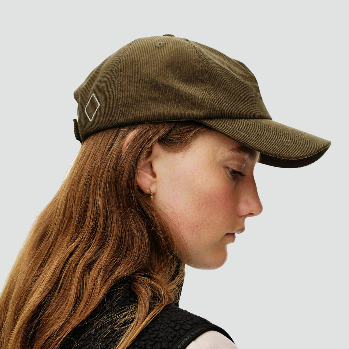 Off-Race Tech Corduroy Cap - Deep Olive