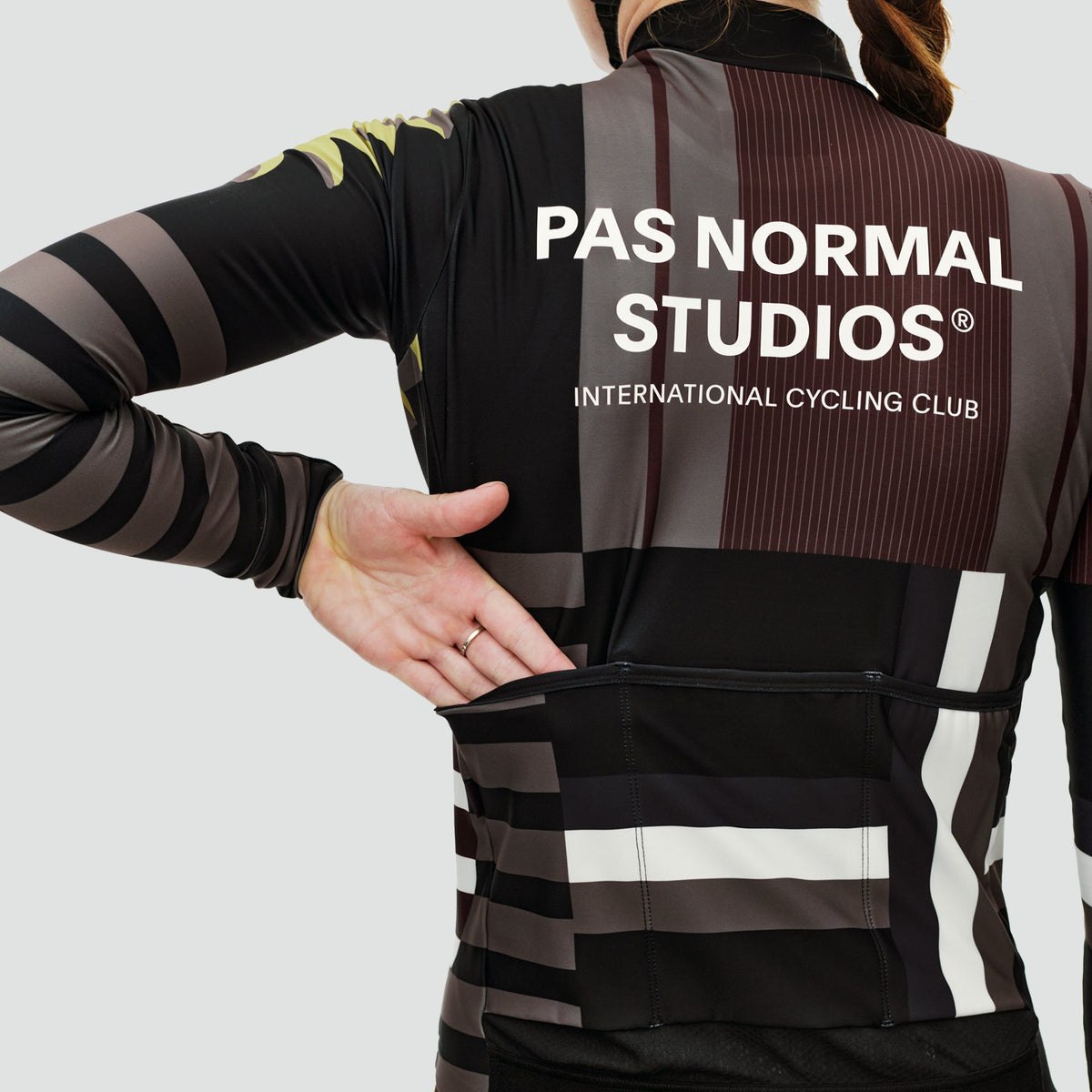 Women's Mechanism Long Sleeve Jersey - Aop International Dark Olive