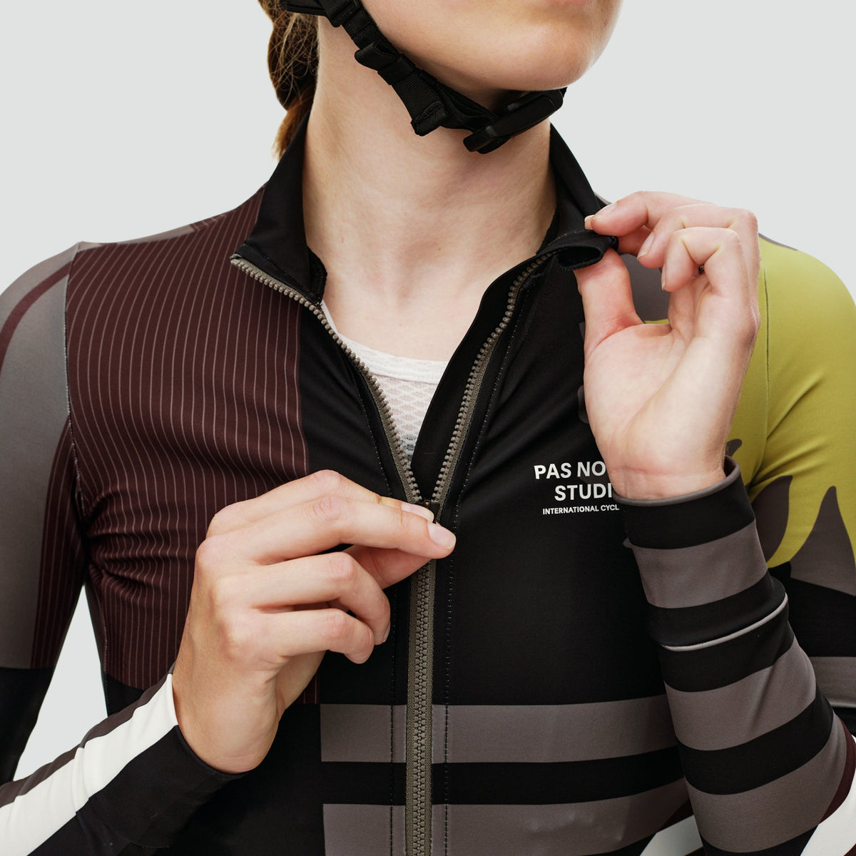 Women's Mechanism Long Sleeve Jersey - Aop International Dark Olive