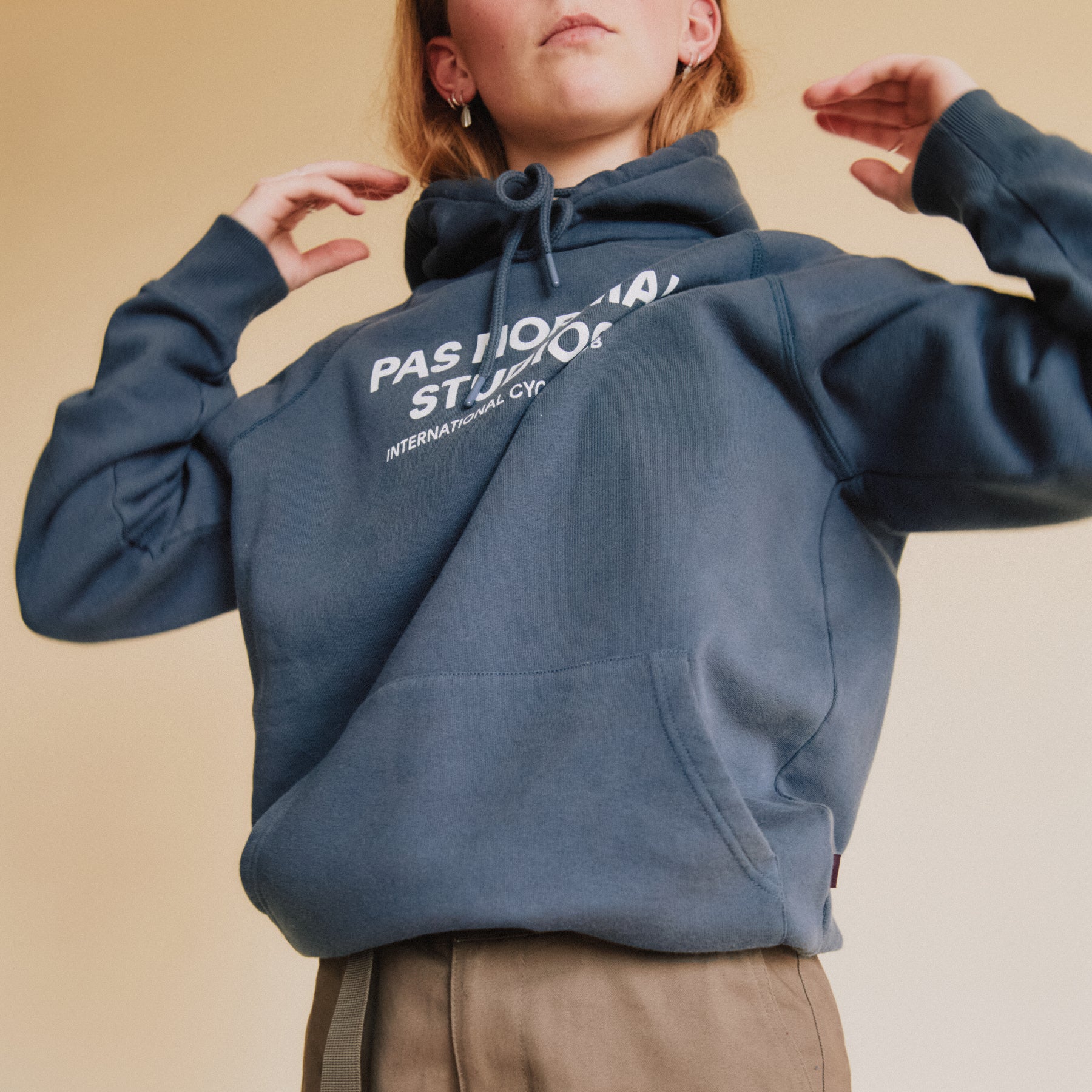 Off-Race Logo Hoodie - Classic Blue