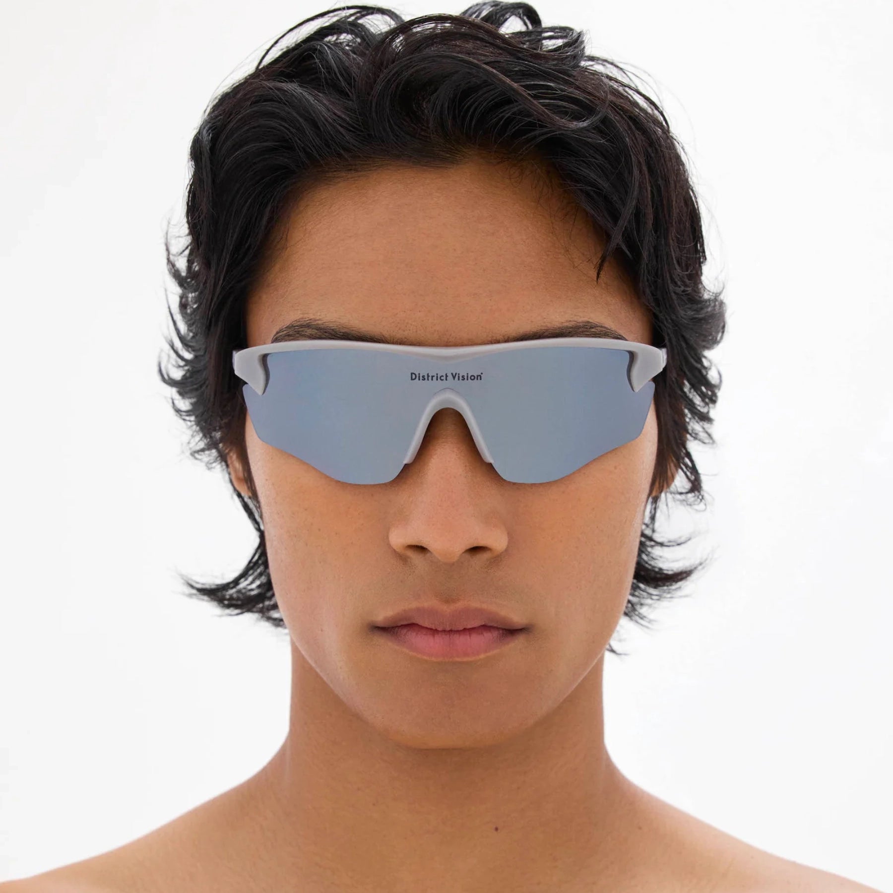 Junya Racer - Flint/D+ Blue Silver Flash Mirror