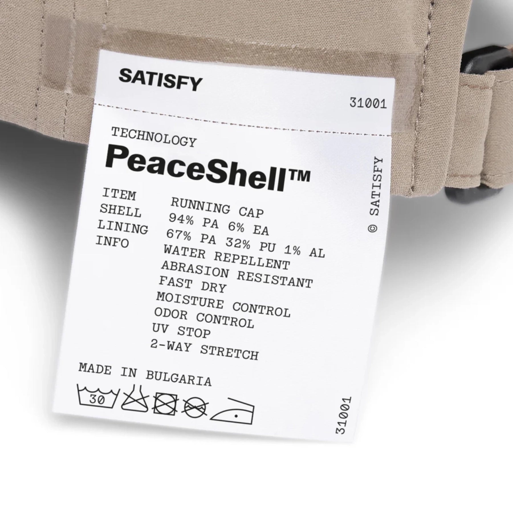 PeaceShell™ Running Cap - Fossil