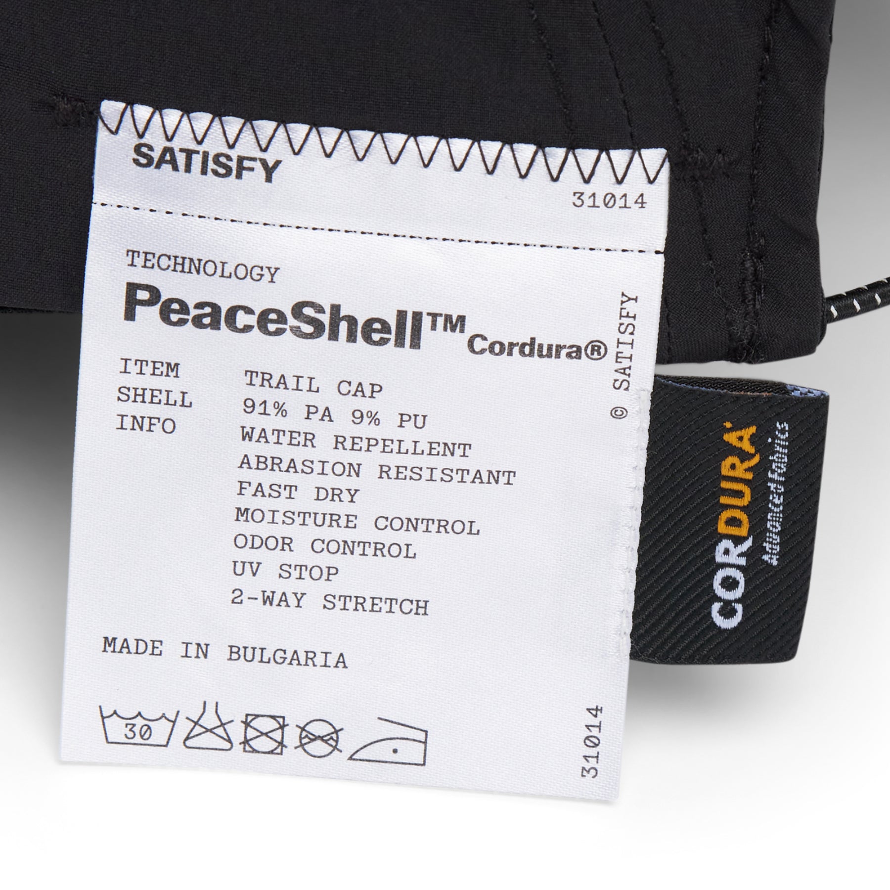 PeaceShell™ Cordura Trail Cap - Black
