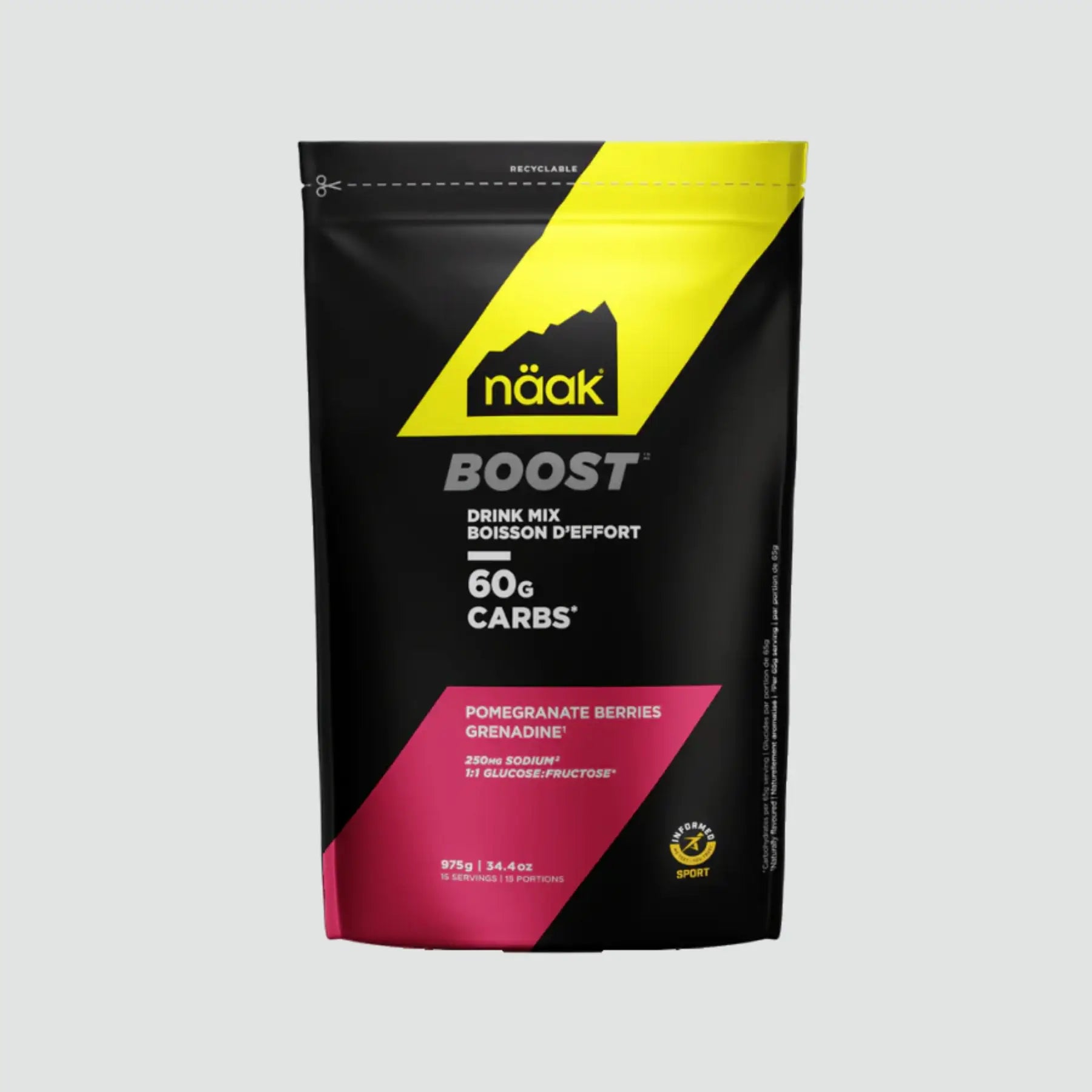 Boost™ Boisson d'Effort 60 | Grenadine - Sac