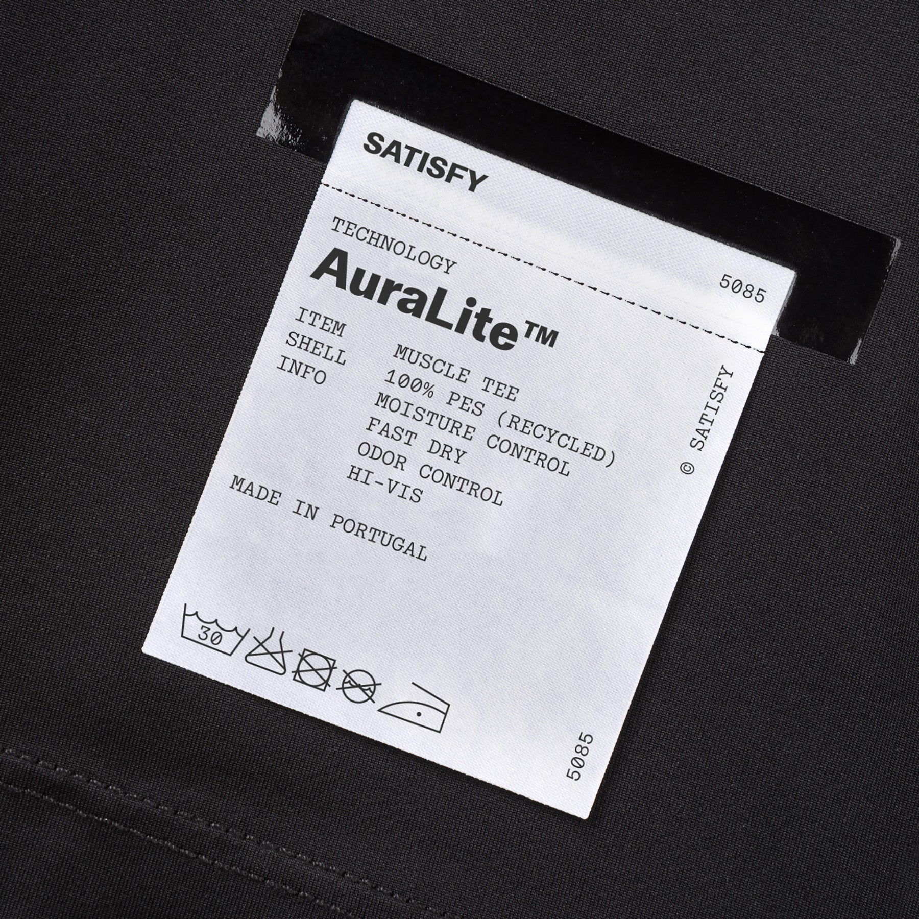 AuraLite™ Muscle Tee - Black