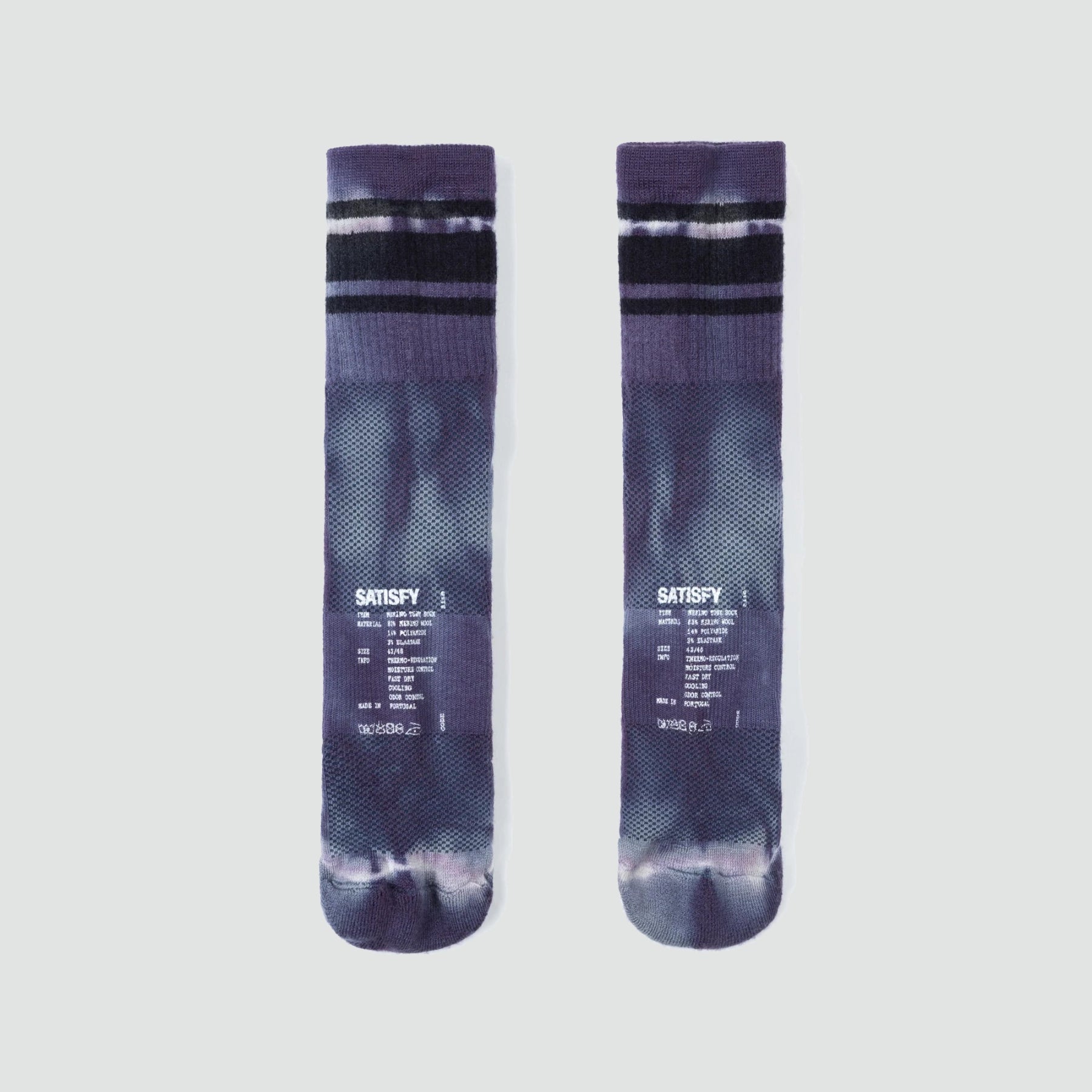 Merino Tube Socks - Deep Lilac