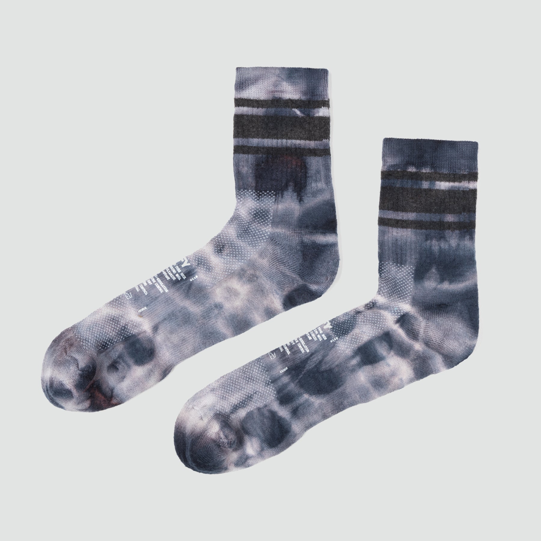 Merino Tube Socks - Ink Tie-Dye