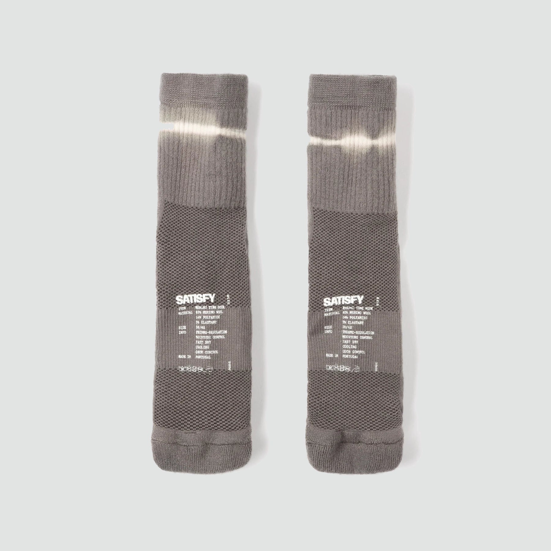 Merino Tube Socks - Morel Tie-Dye