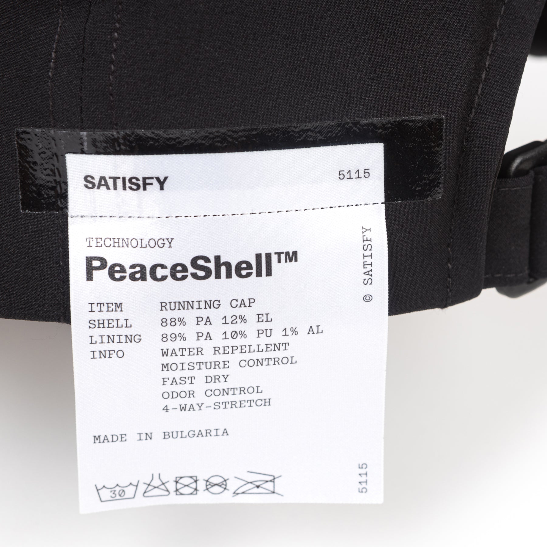 PeaceShell™ Running Cap - Black