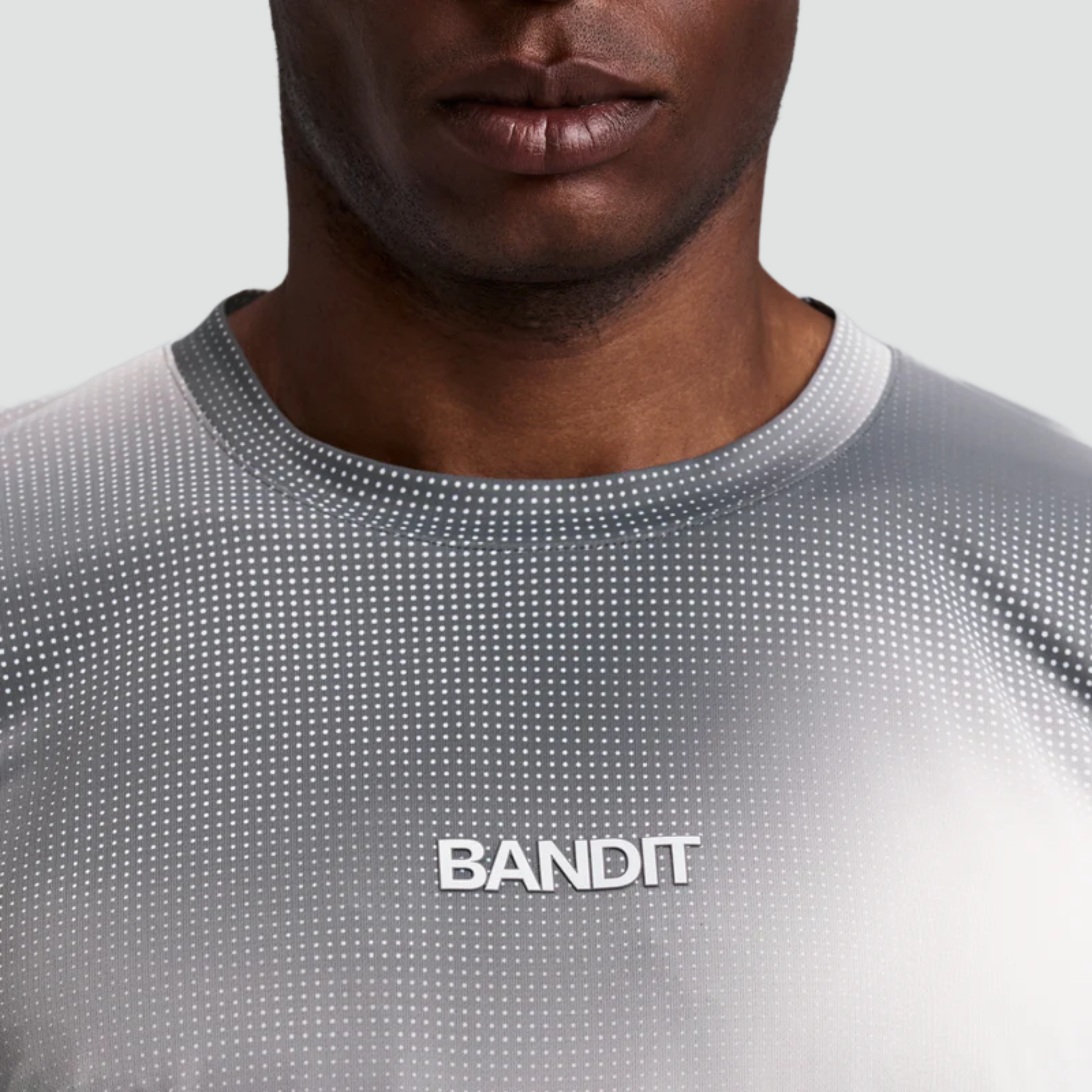 T-shirt Specter™ avec Flopack™ - Motif Micro Geo Gradient - Ardoise / Plâtre