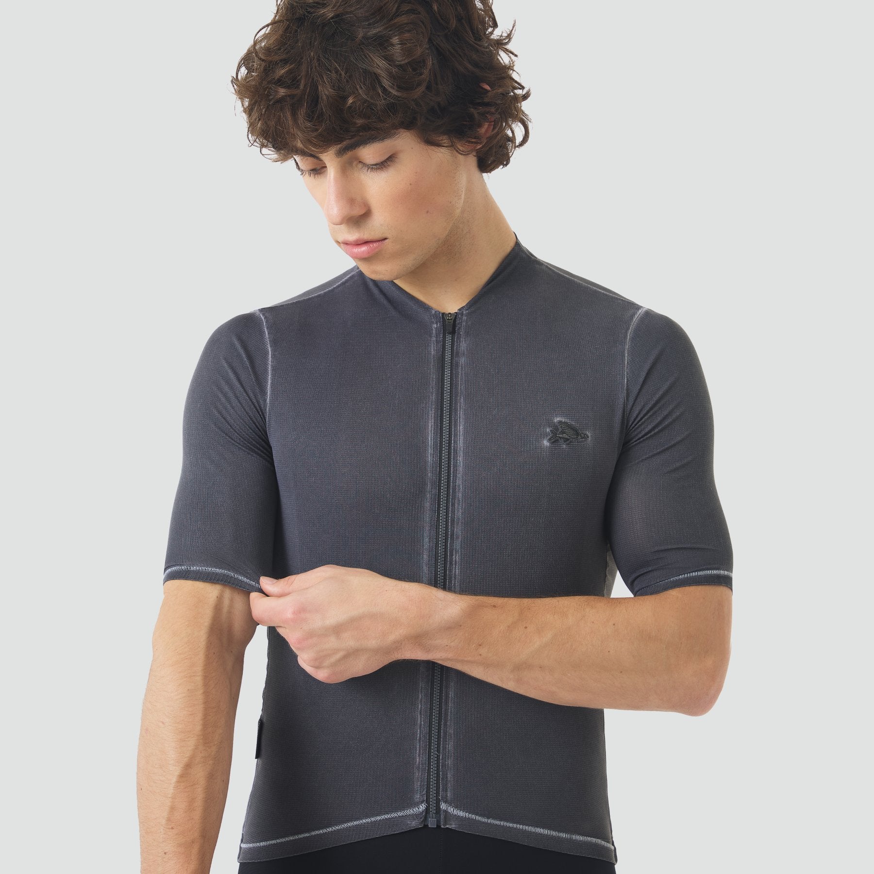 Laurette Jersey - Cold Dye Anthracite