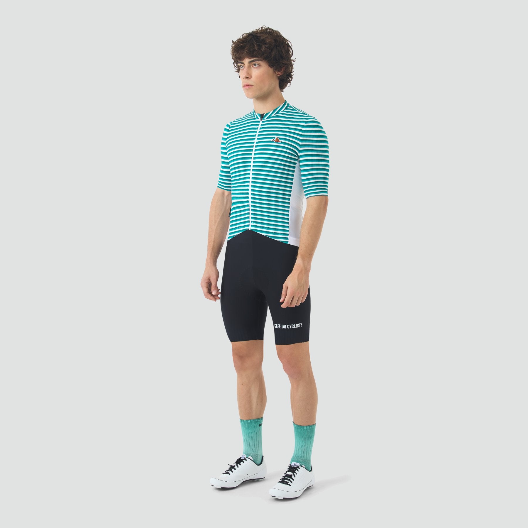 Romy Jersey - White Dark Sea