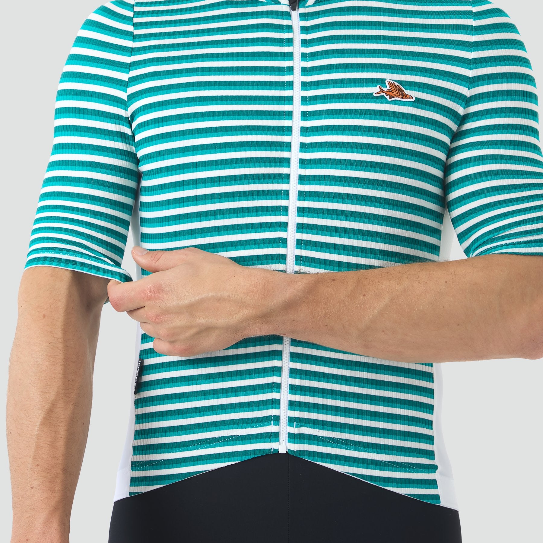 Romy Jersey - White Dark Sea