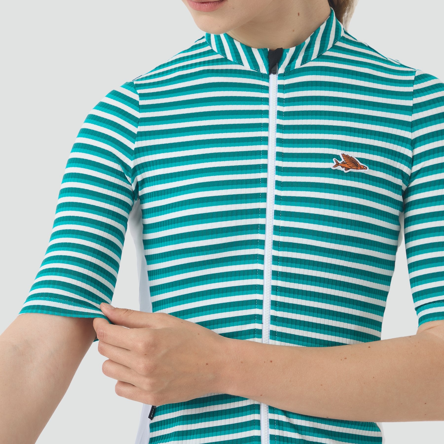 Women's Romy Jersey - White Dark Sea