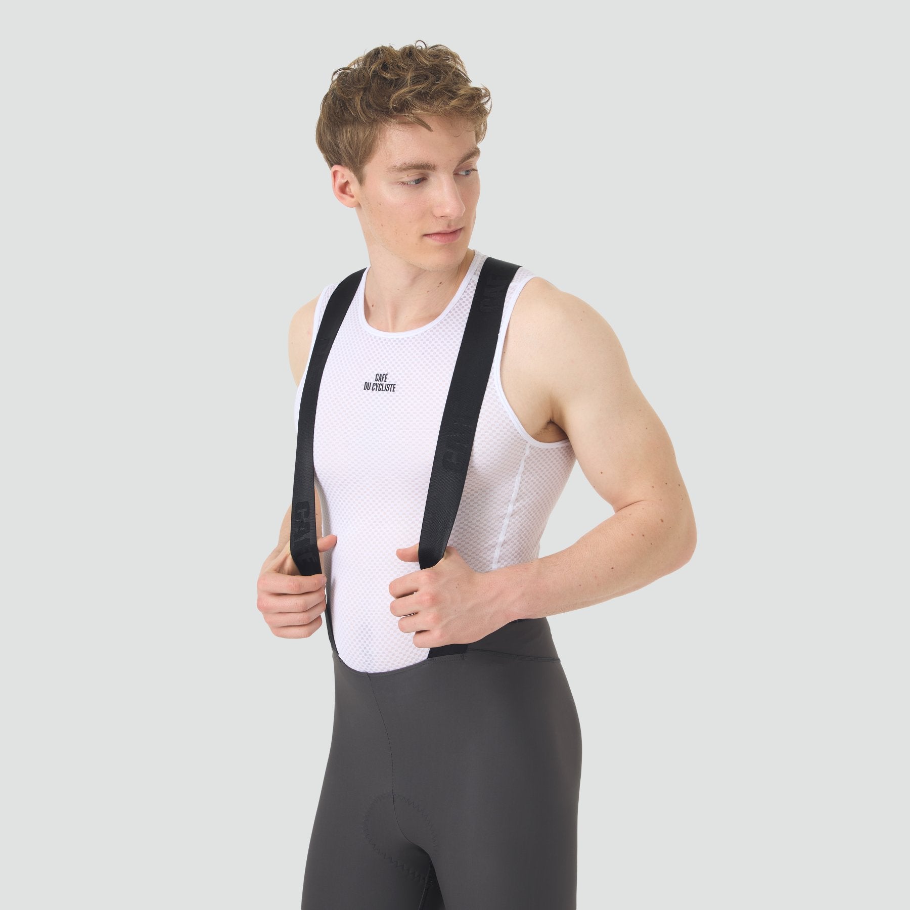Marinette Bib Short - Anthracite