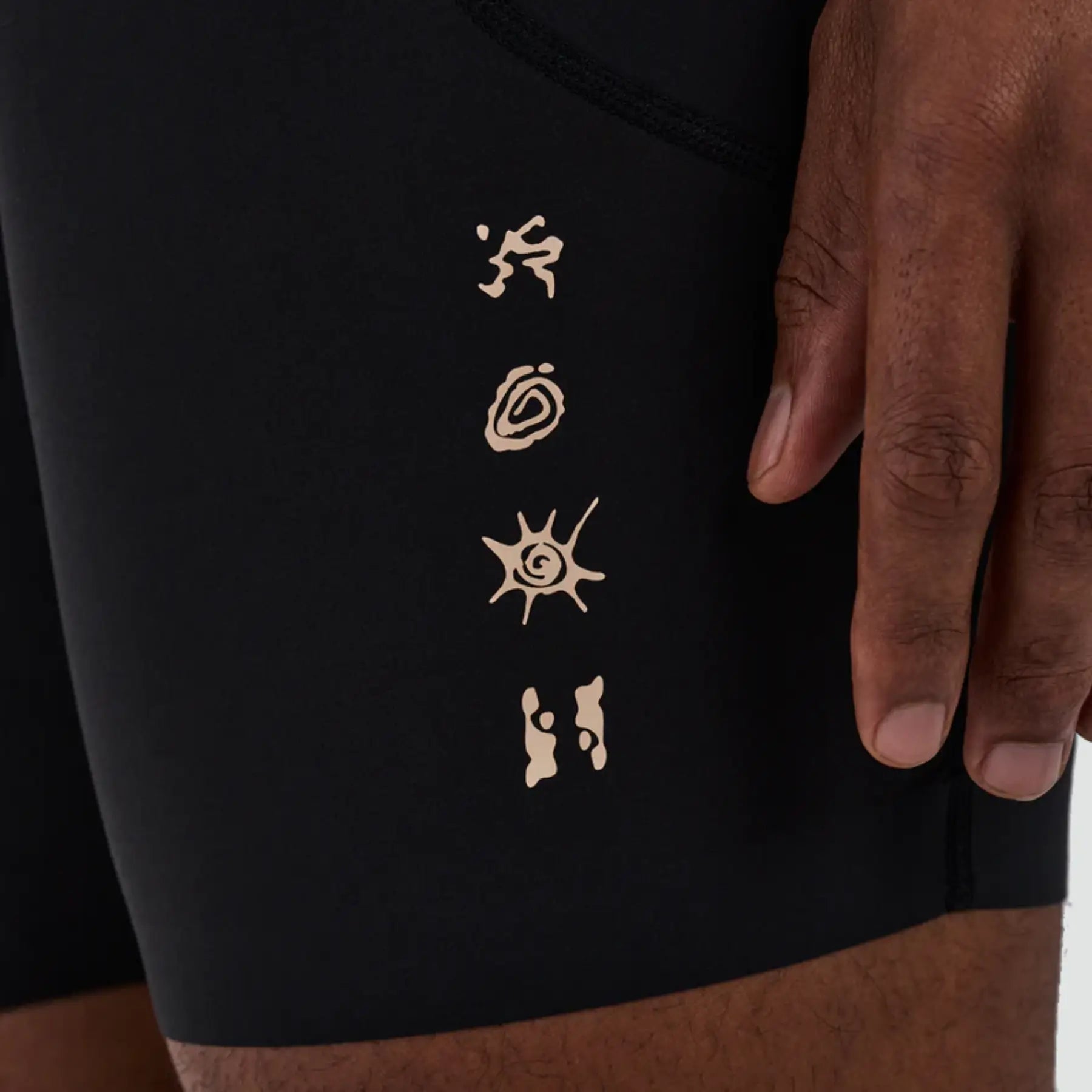 SoLite™ 5 Pocket Half Tights - Black