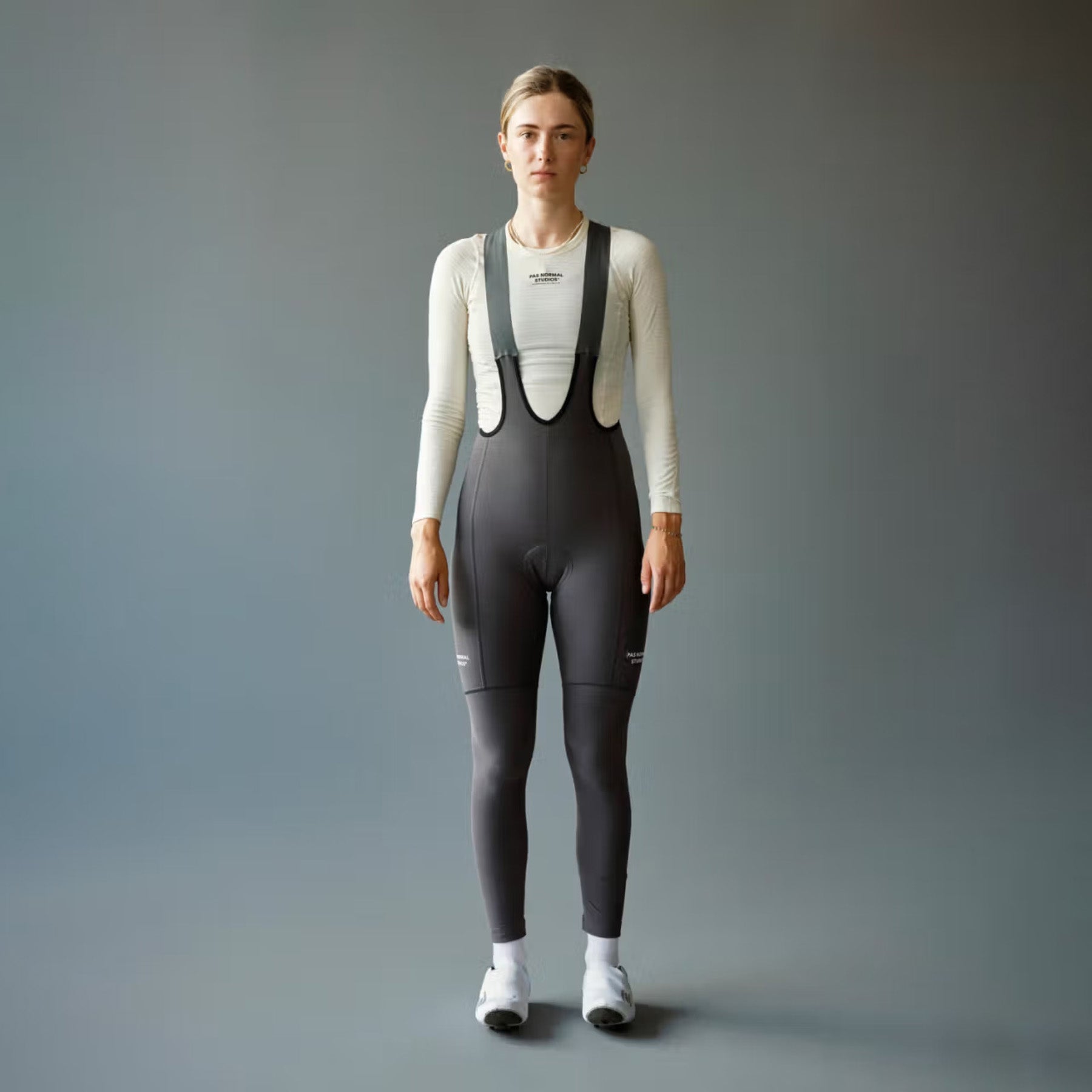 Essential Thermal Long Bibs - Stone Grey