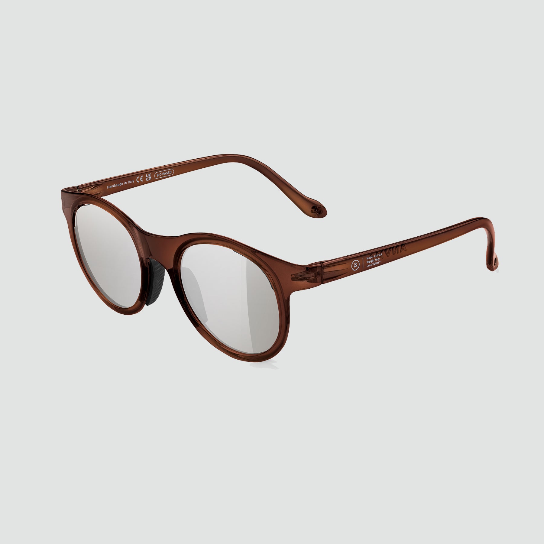 Anvma LEI Sunglasses - Brown Glossy VZUM™ F-Lens RKT