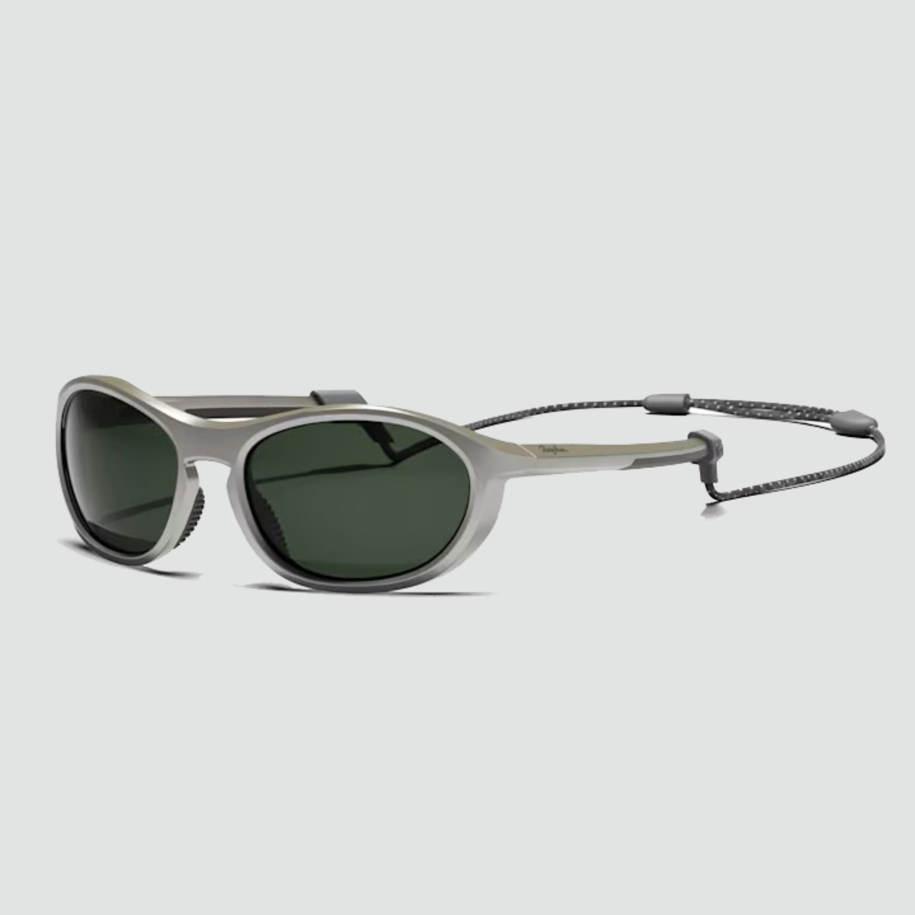 Rapha Dalton Glasses - Silver Metallic / Green