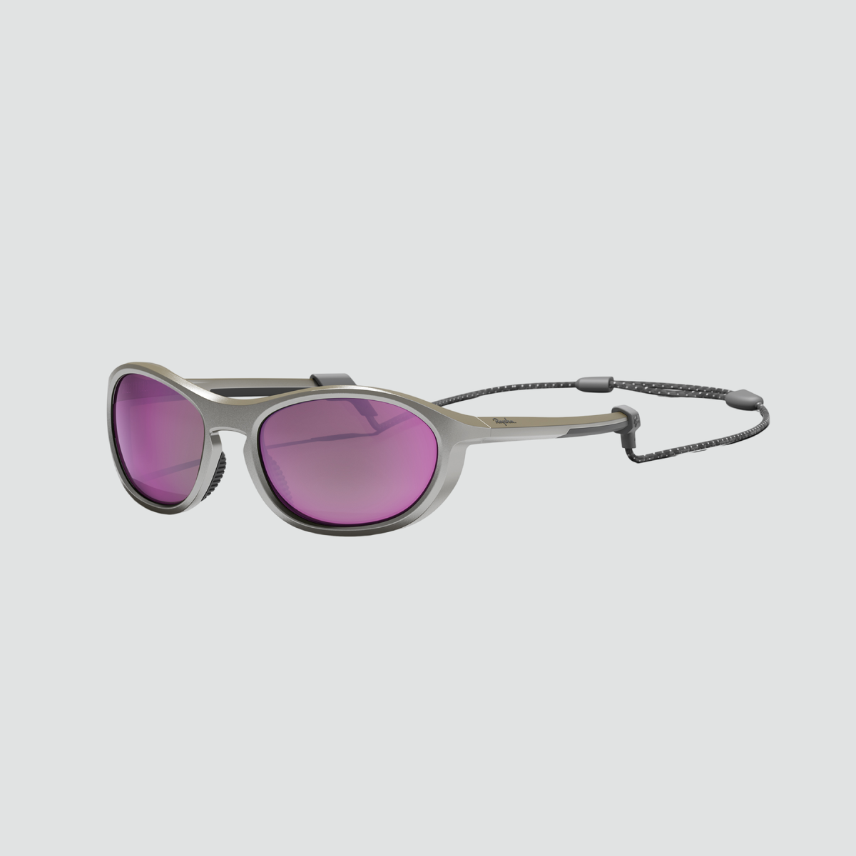 Dalton Glasses - Silver Metallic / Redbul