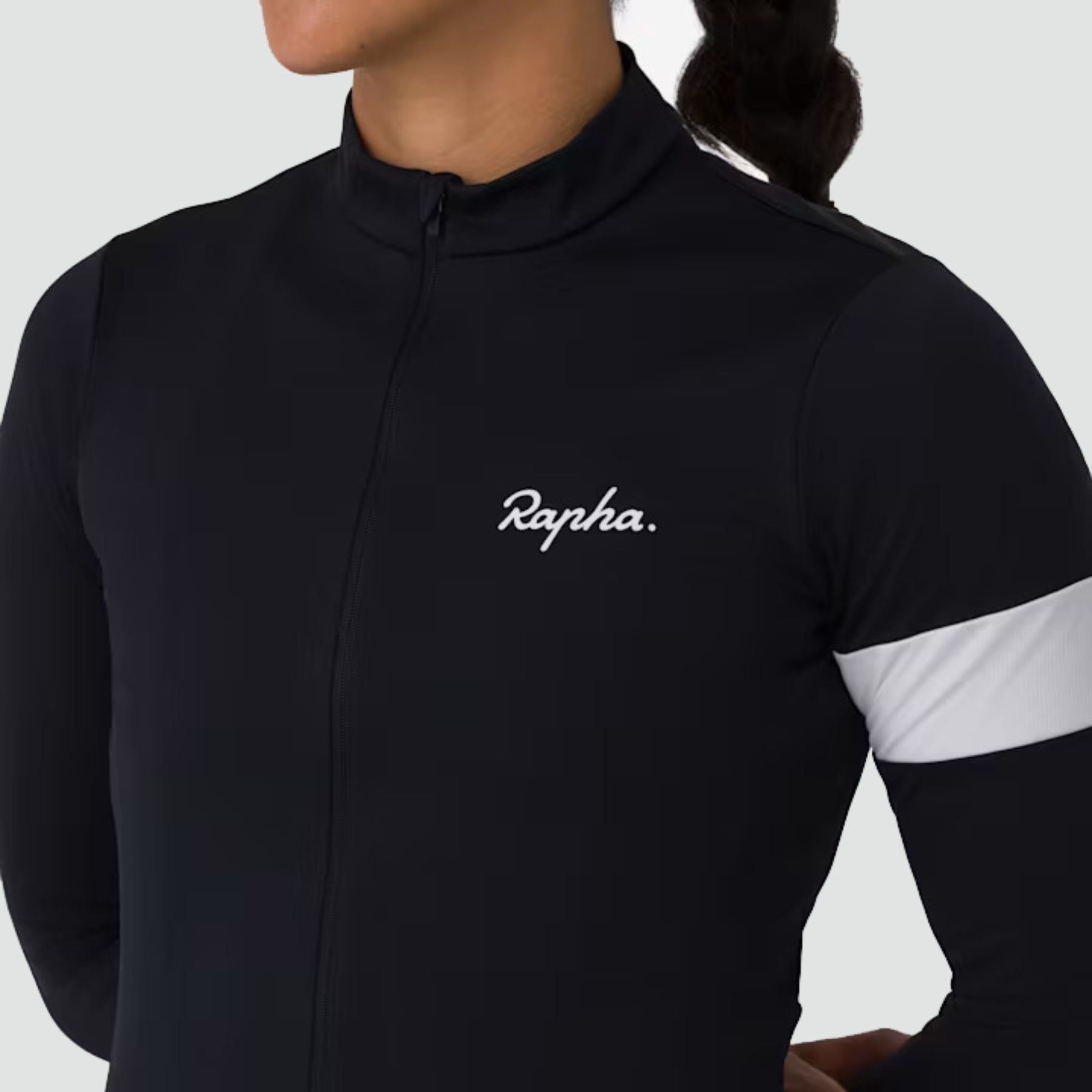 Women&#39;s Core Thermal Long Sleeve Jersey - Black/White