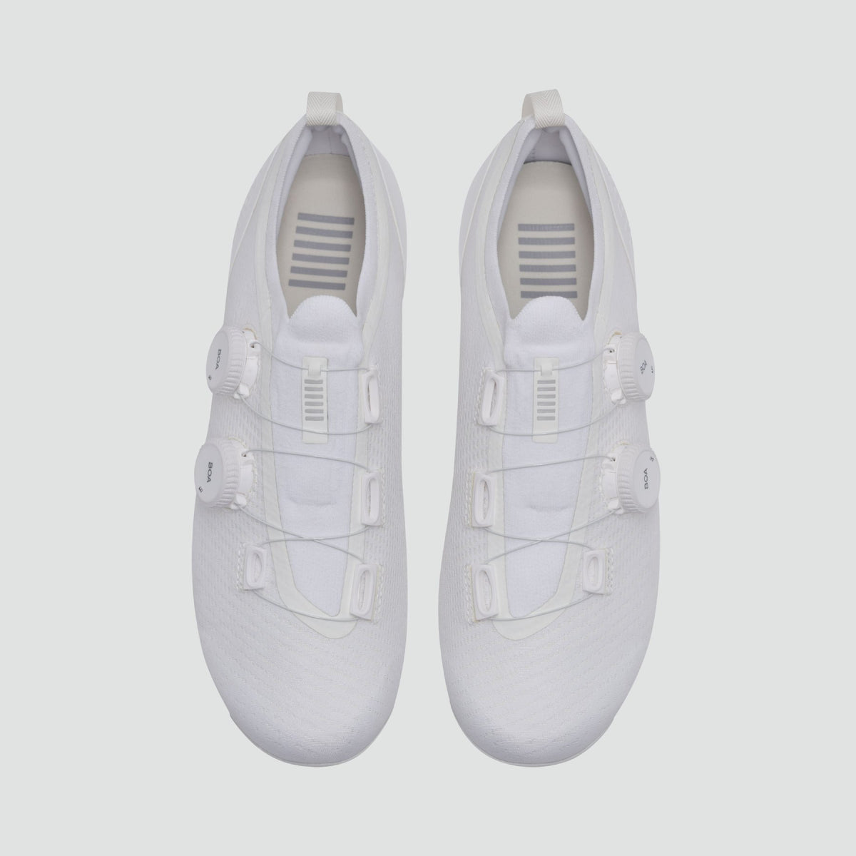 Pro Team Powerweave Road Shoes - White/Light Grey
