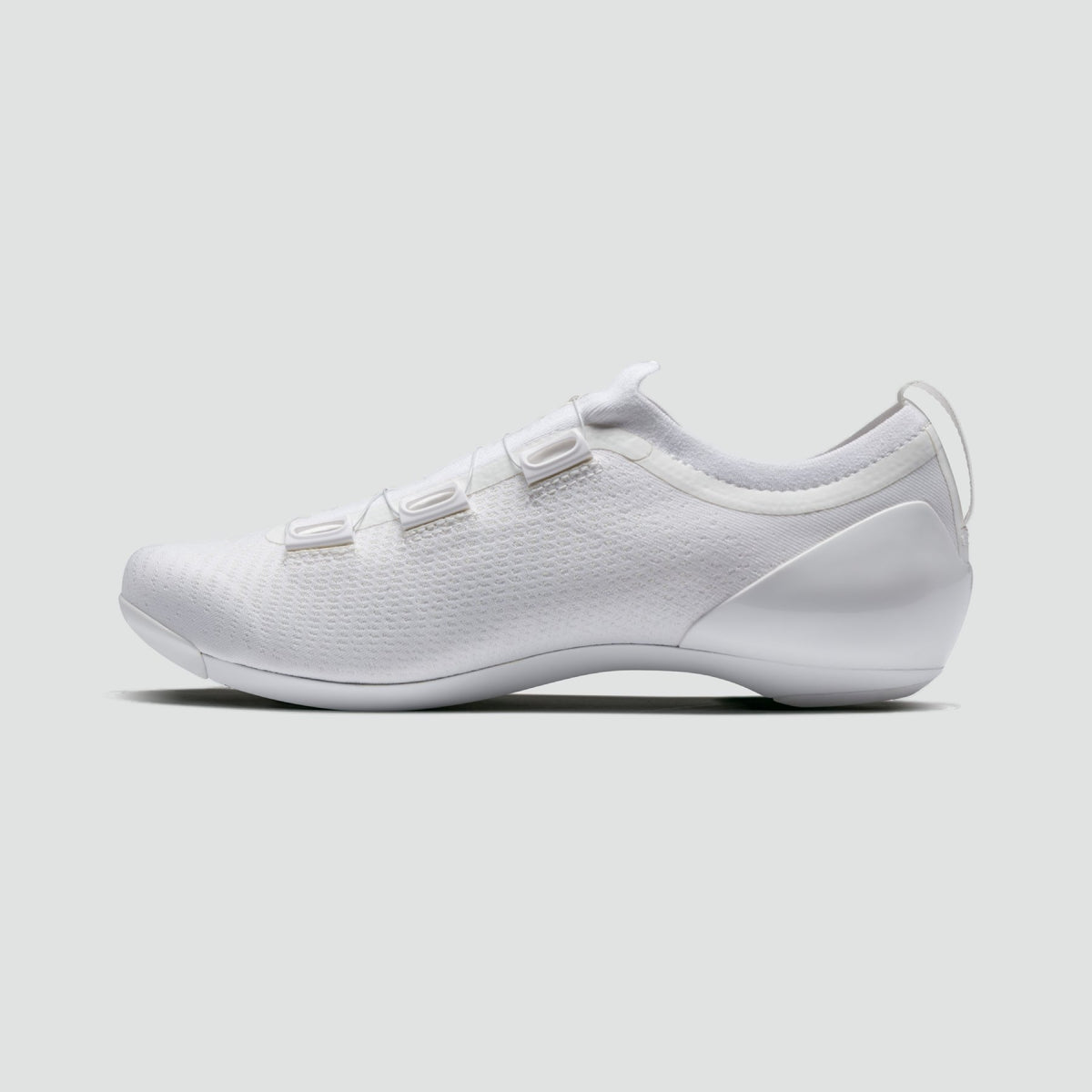 Pro Team Powerweave Road Shoes - White/Light Grey