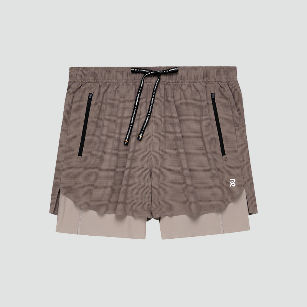 CoolGrid™ 2-in-1 Run Short - Cocoa