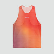 Shredder™ Race Singlet with Flopack™ - Linear Gradient - Poppy / Copal