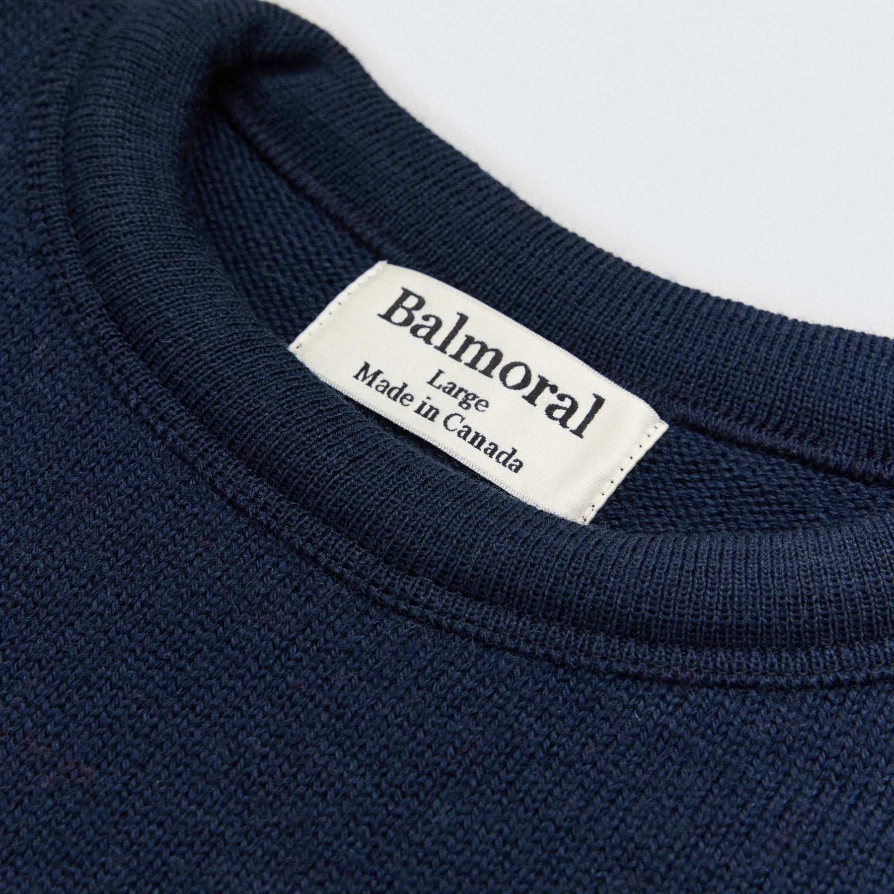 Varsity &quot;B&quot; Knit - Navy