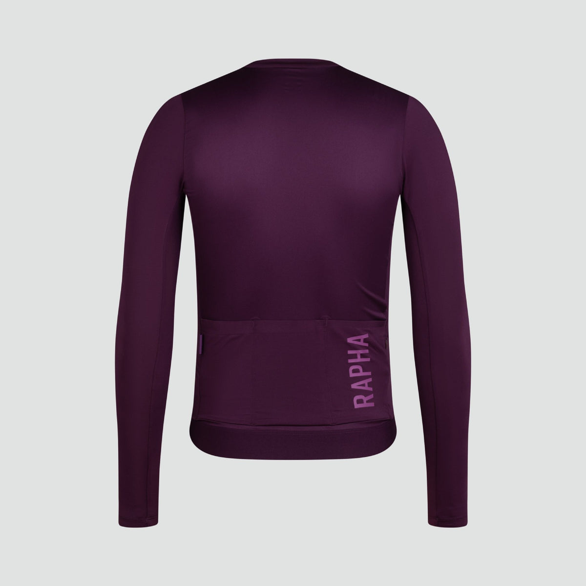 Pro Team Long Sleeve Lightweight Jersey III - Plum/Deep Magenta