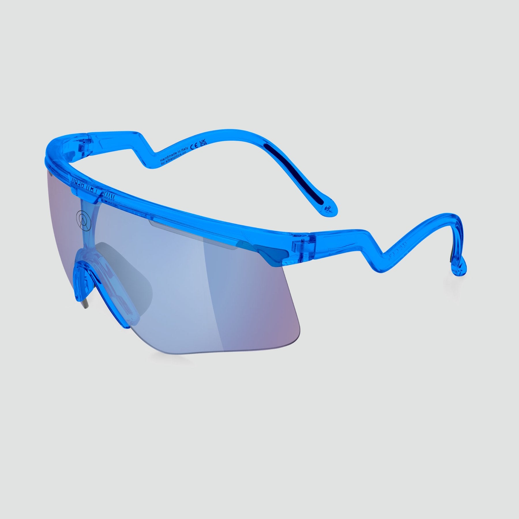 Delta Sunglasses - Blue Glossy VZUM™ F-LENS FLM